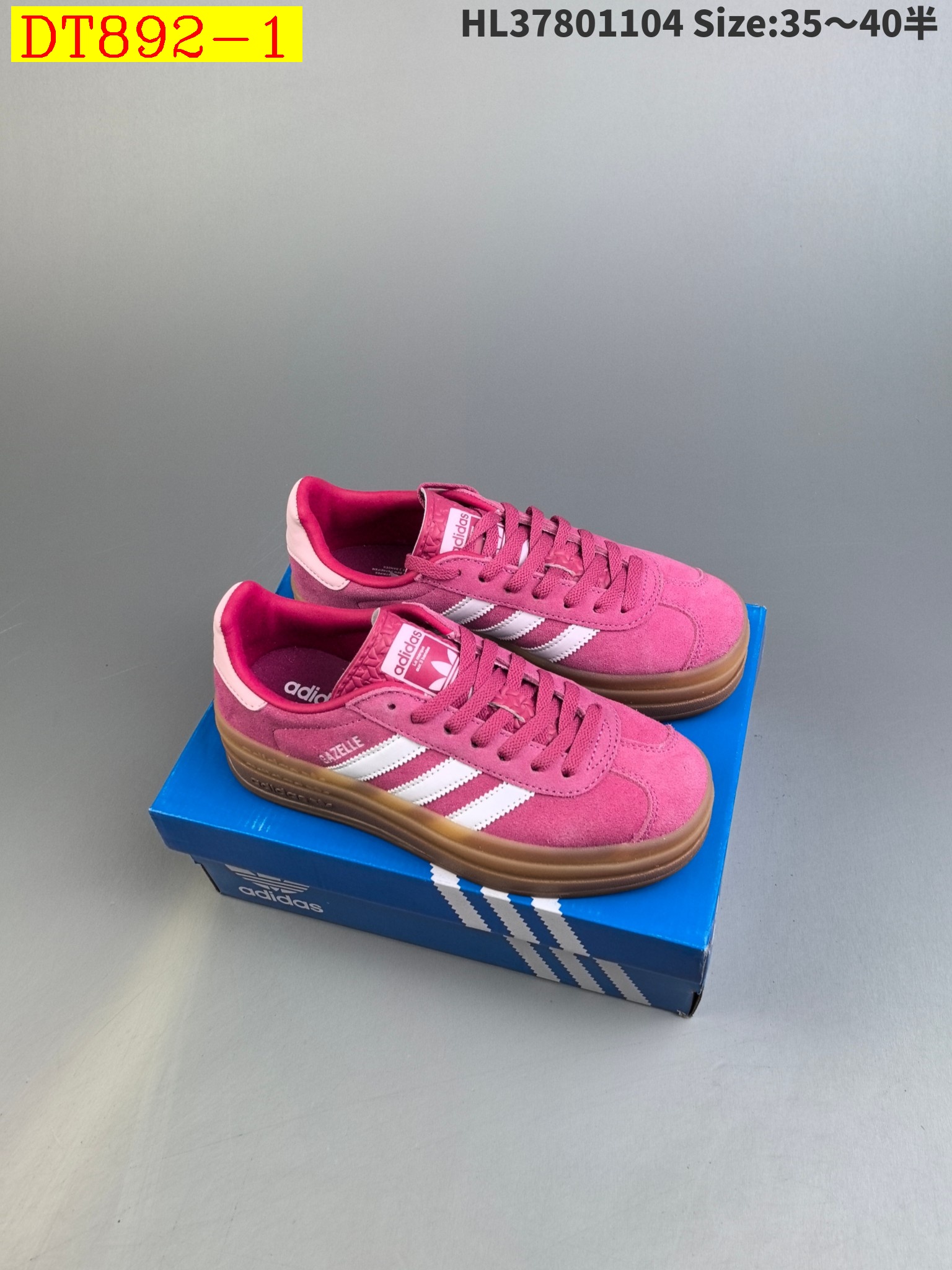 41$ new_dh Adidas Originals Gazelle Bold W Half size 35-40 31562023696 DT892 gallery