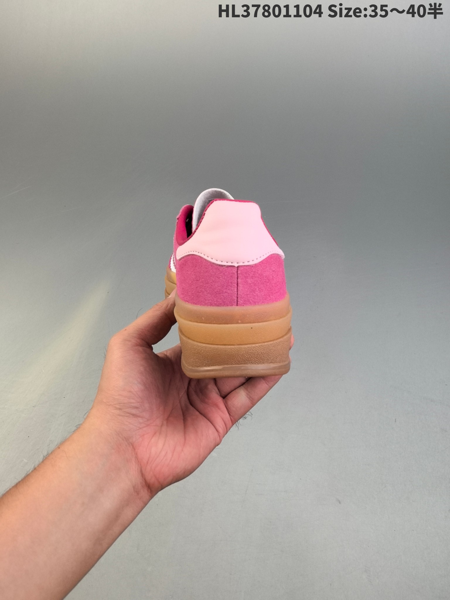 41$ new_dh Adidas Originals Gazelle Bold W Half size 35-40 31562023696 DT892 gallery