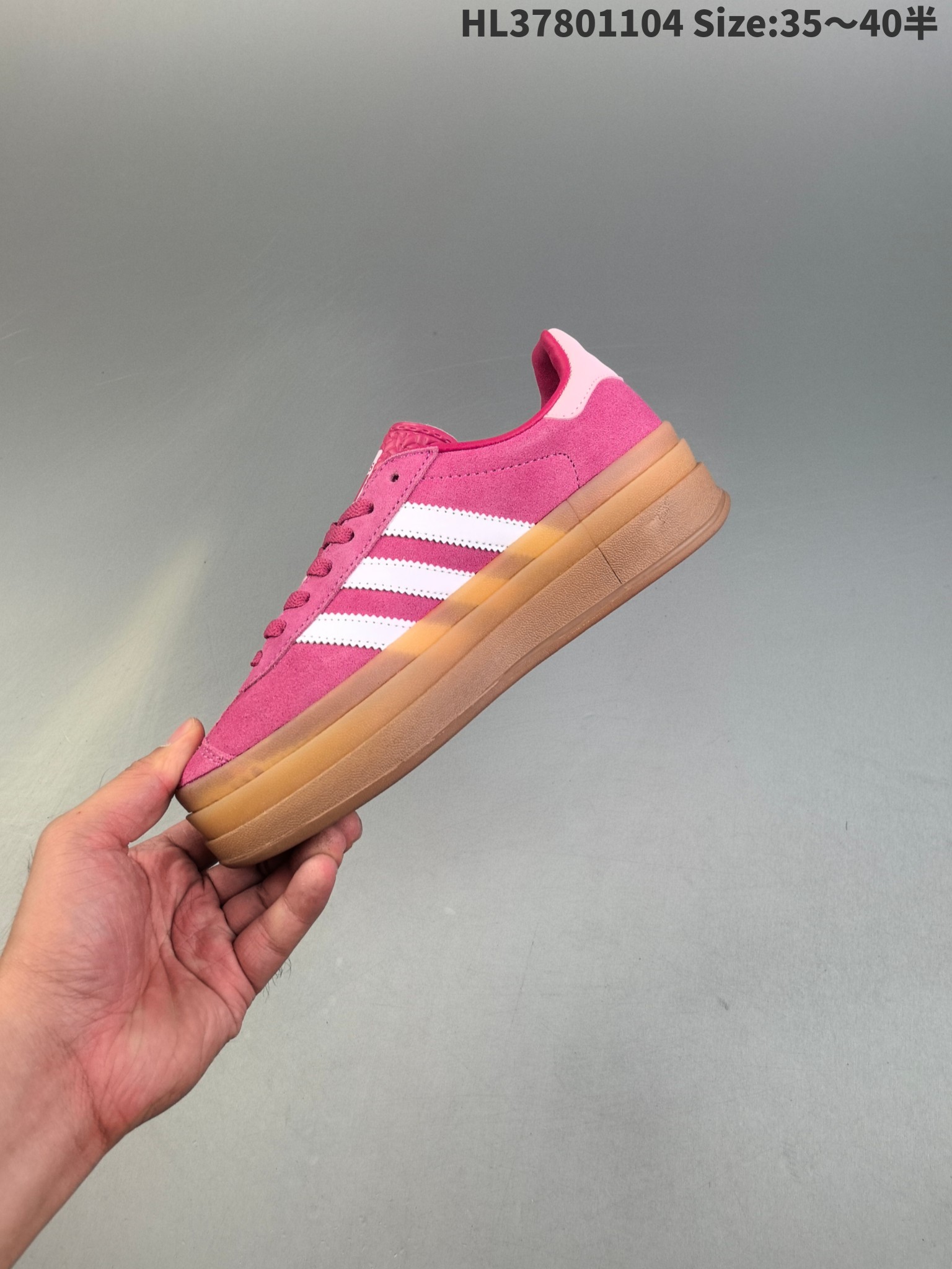 41$ new_dh Adidas Originals Gazelle Bold W Half size 35-40 31562023696 DT892 gallery