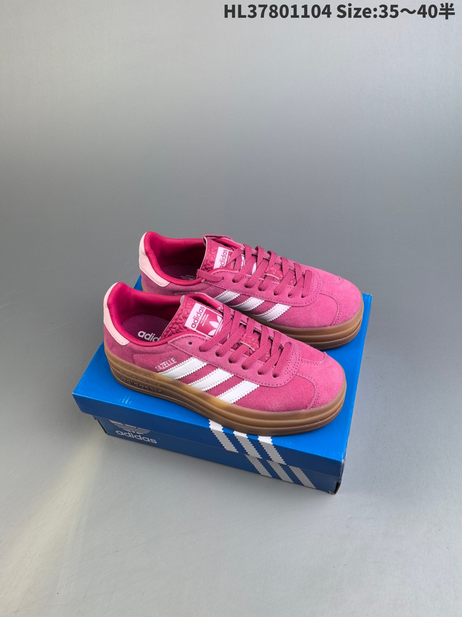 41$ new_dh Adidas Originals Gazelle Bold W Half size 35-40 31562023696 DT892 gallery