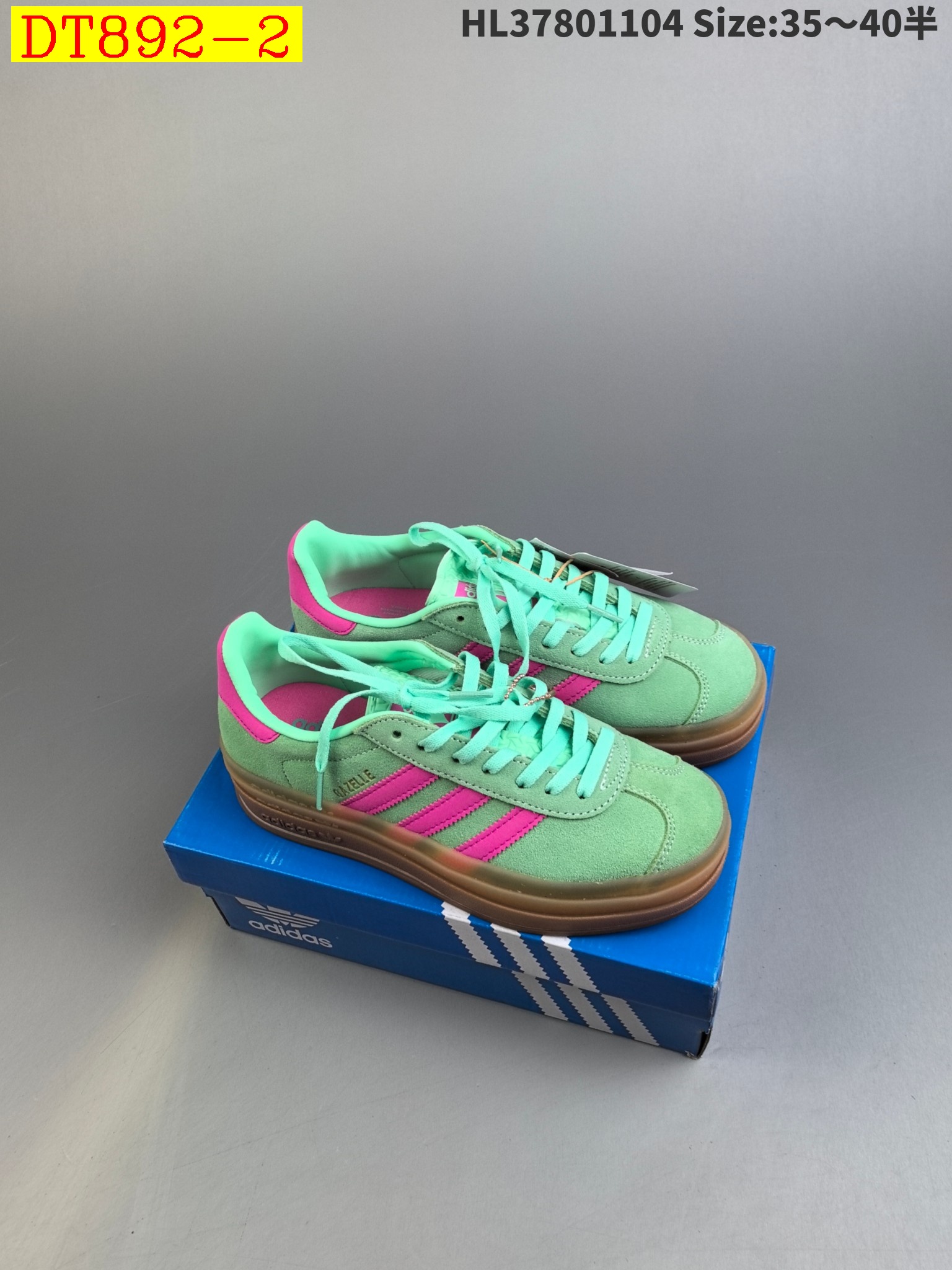 41$ new_dh Adidas Originals Gazelle Bold W Half size 35-40 31562023696 DT892 gallery