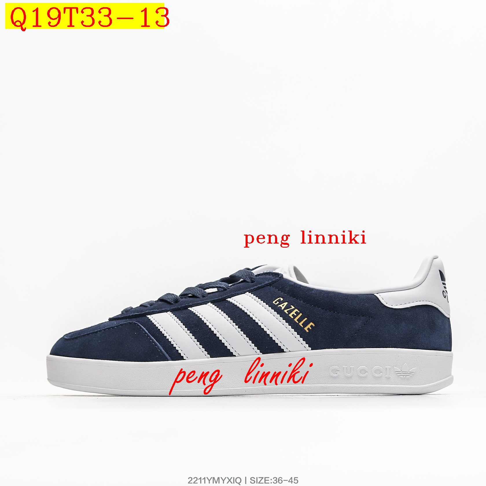 41$ new_dh Adidas Originals Gazelle X GUCCI SIZE 36-45 62425023893 Q19T33 gallery