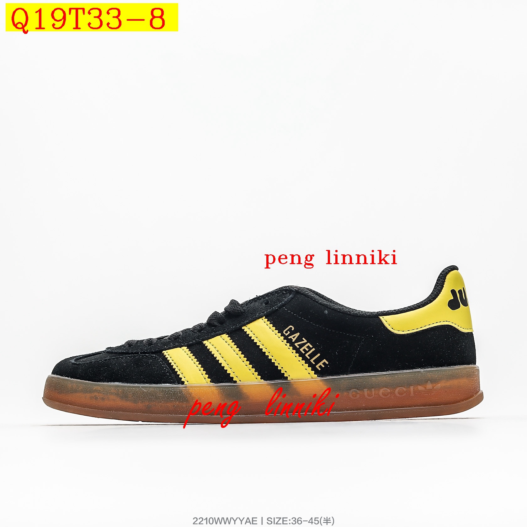 41$ new_dh Adidas Originals Gazelle X GUCCI SIZE 36-45 62425023893 Q19T33 gallery