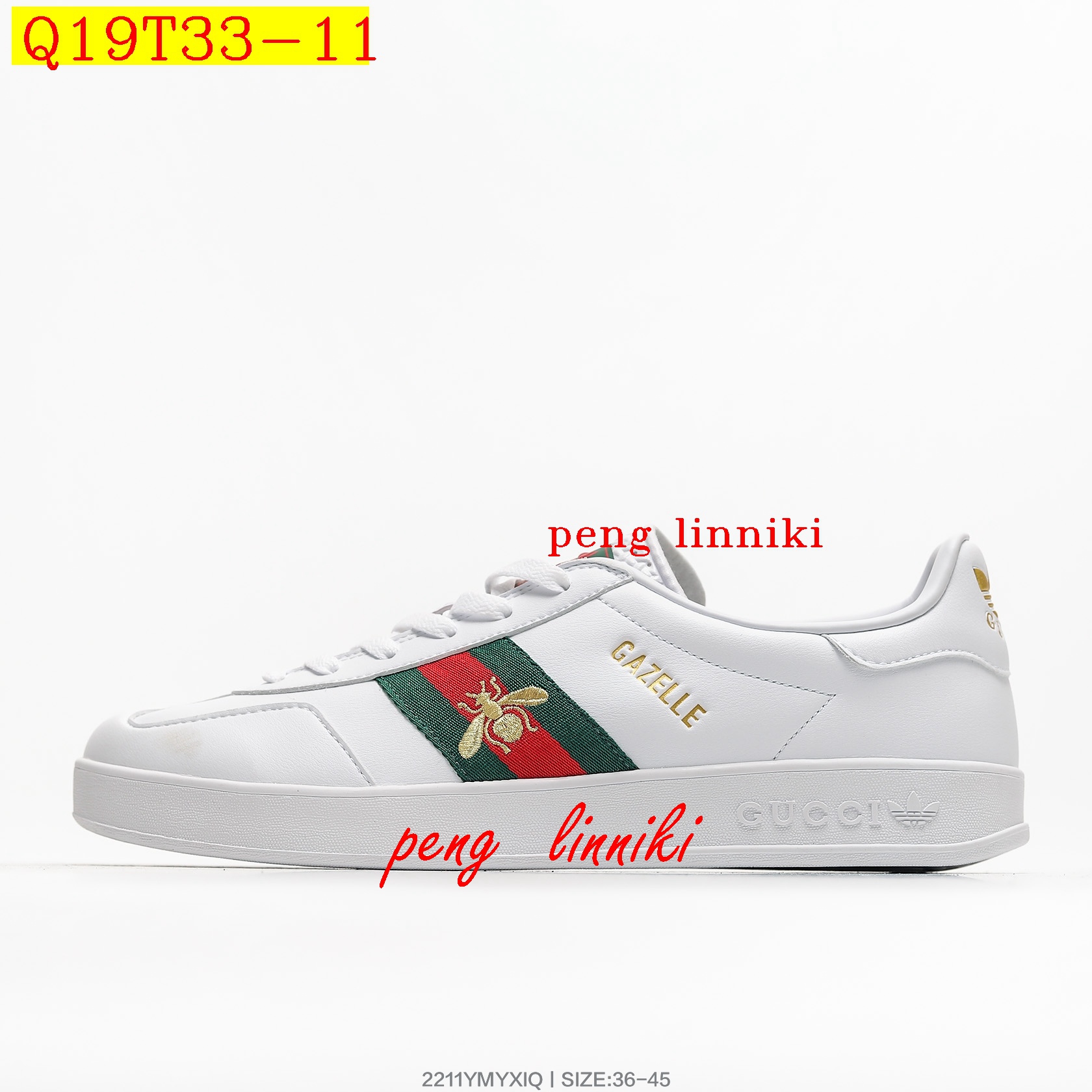 41$ new_dh Adidas Originals Gazelle X GUCCI SIZE 36-45 62425023893 Q19T33 gallery