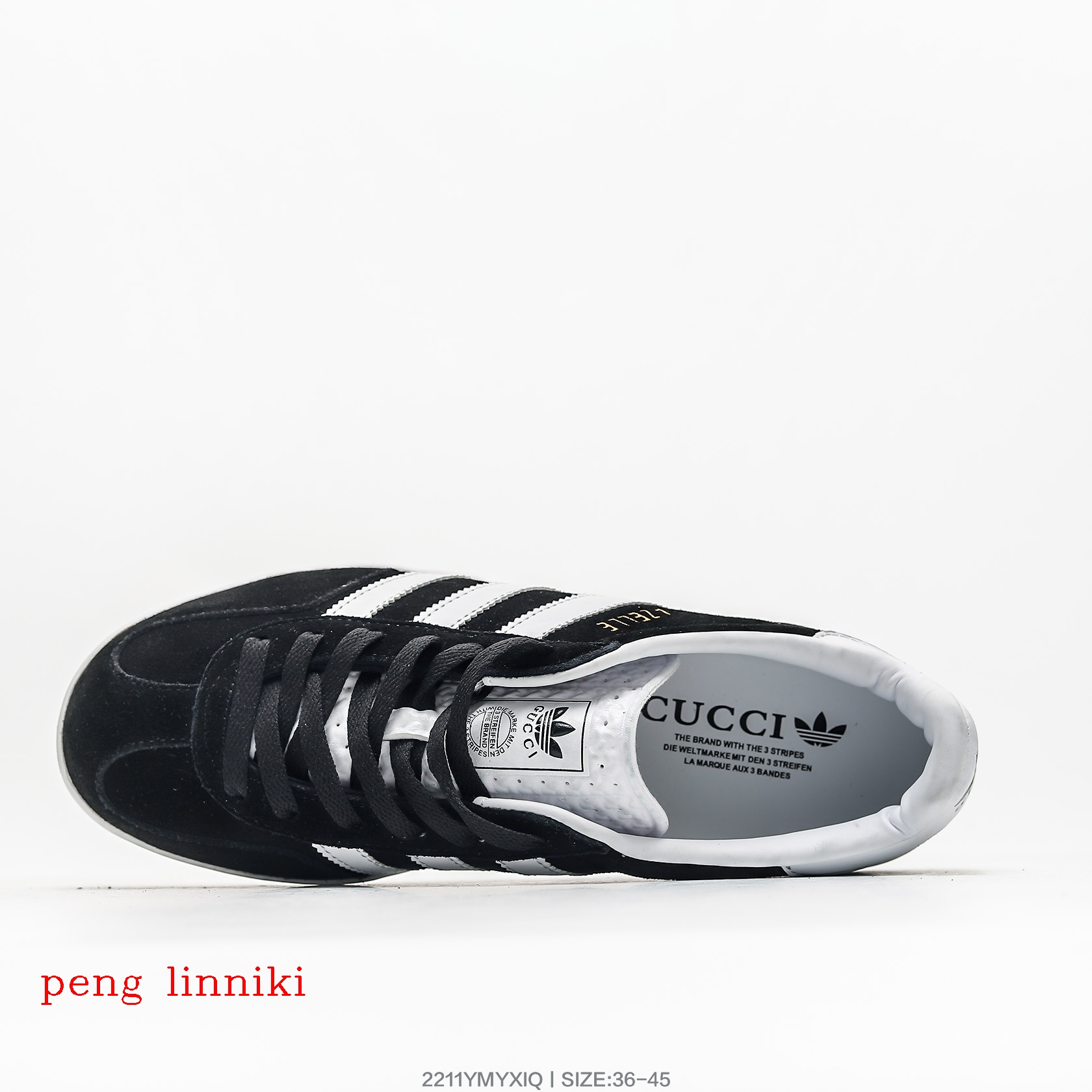 41$ new_dh Adidas Originals Gazelle X GUCCI SIZE 36-45 62425023893 Q19T33 gallery