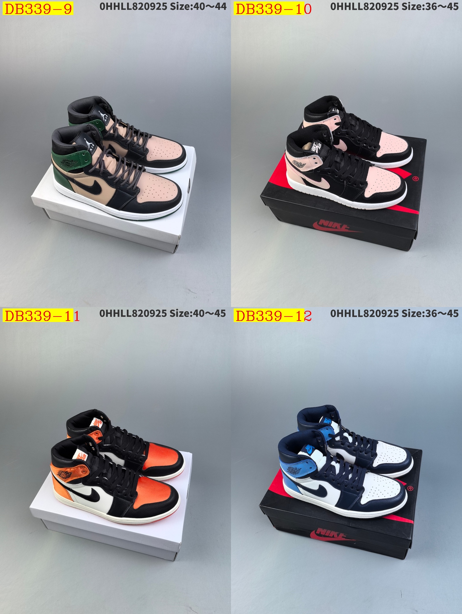 new_dh Air Jordan 1 High OG Yellow Ochre size 36 46 31562023699 DB339 gallery