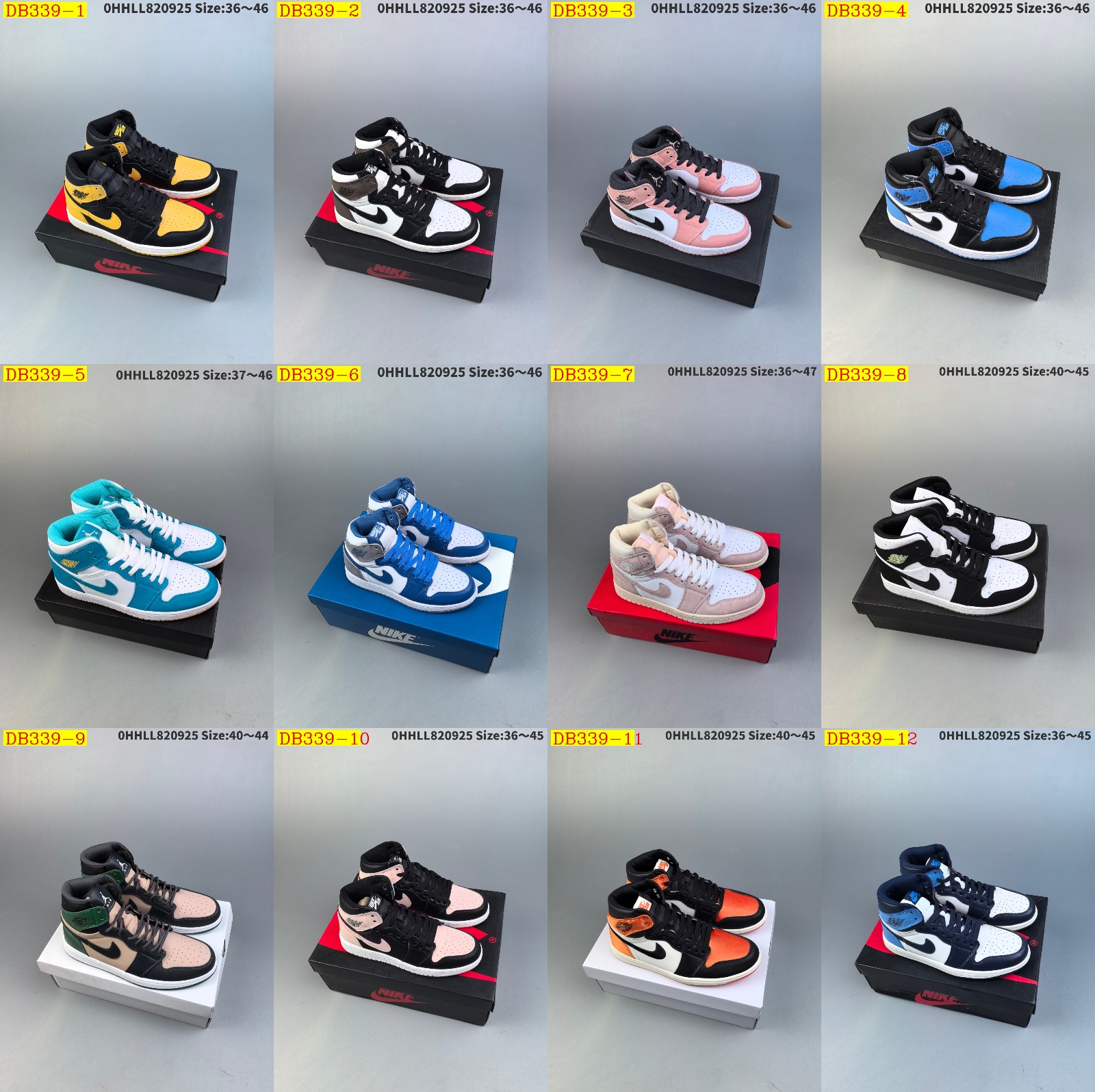 41$ new_dh Air Jordan 1 High OG Yellow Ochre size 36-46 31562023699 DB339 gallery