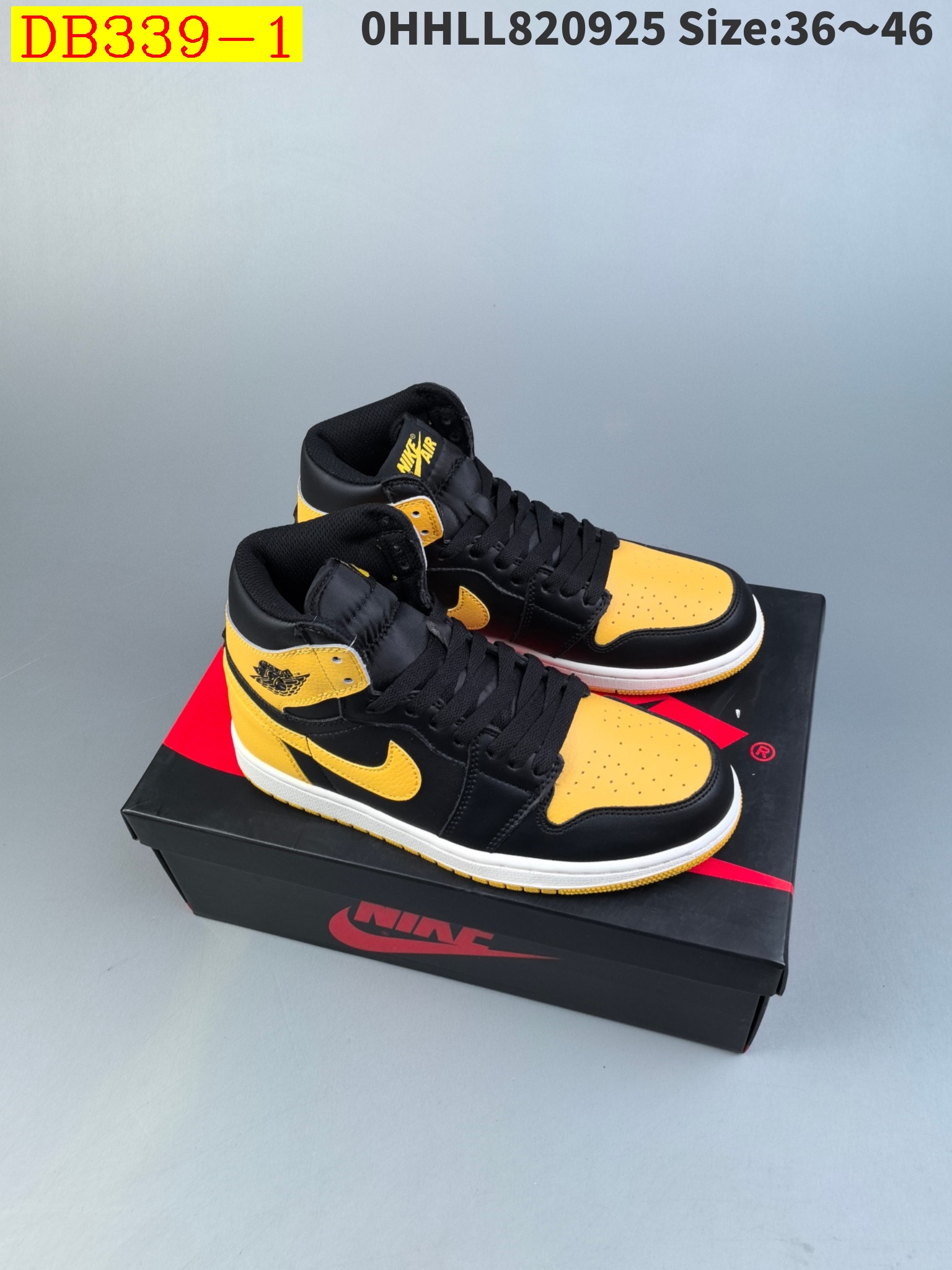 41$ new_dh Air Jordan 1 High OG Yellow Ochre size 36-46 31562023699 DB339 gallery