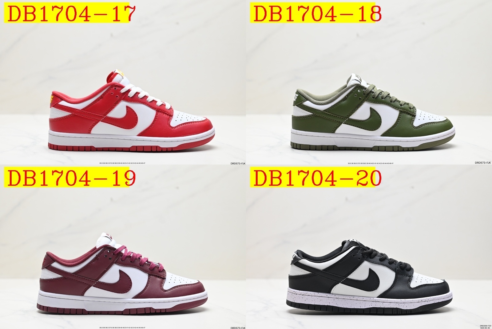 41$ new_dh Nike SB Dunk Low SIZE 36-45 91584023790 DB1704 gallery