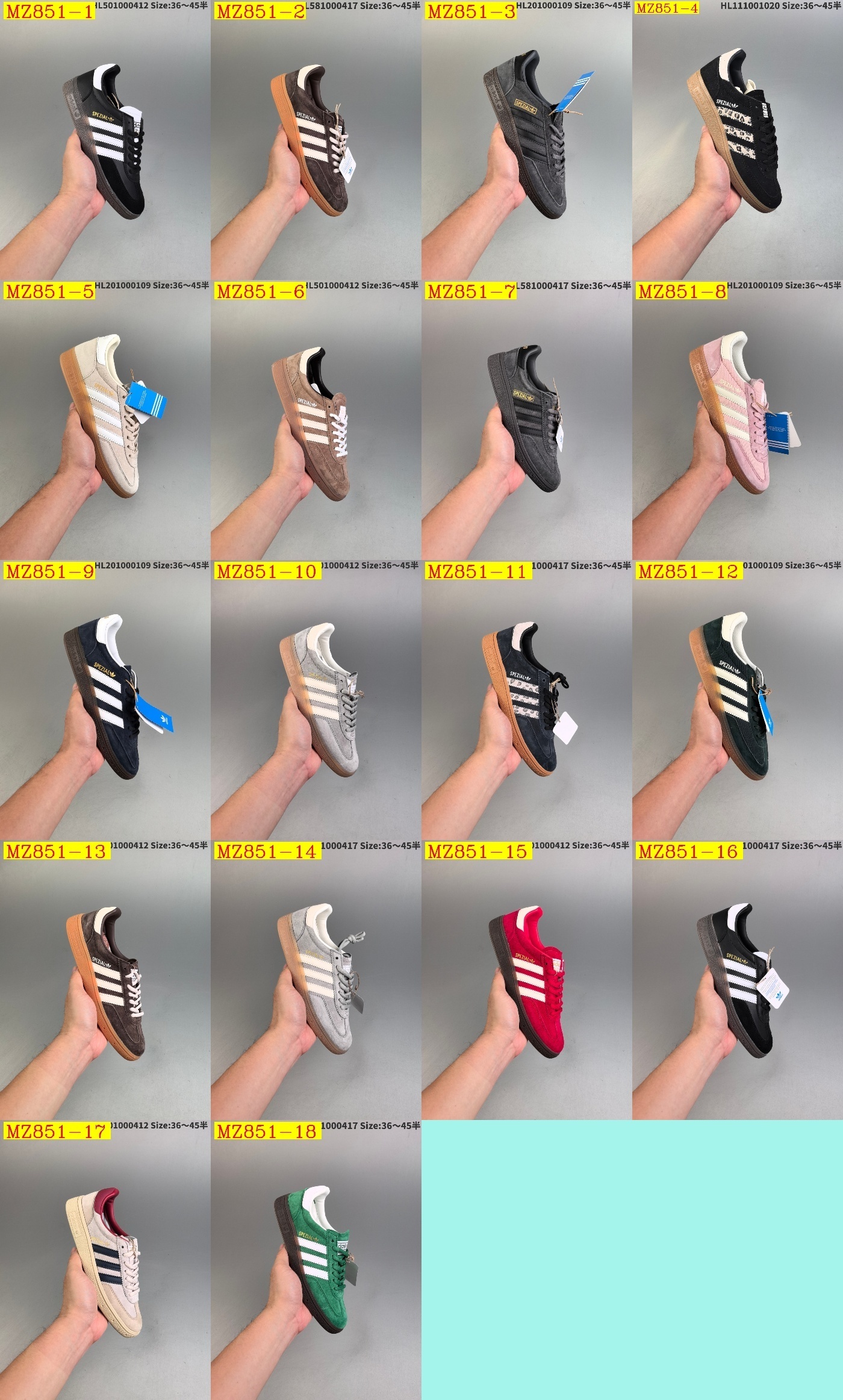 42$ Adidas HANDBALL SPEZIAL half size 36-45 322010 MZ851 gallery