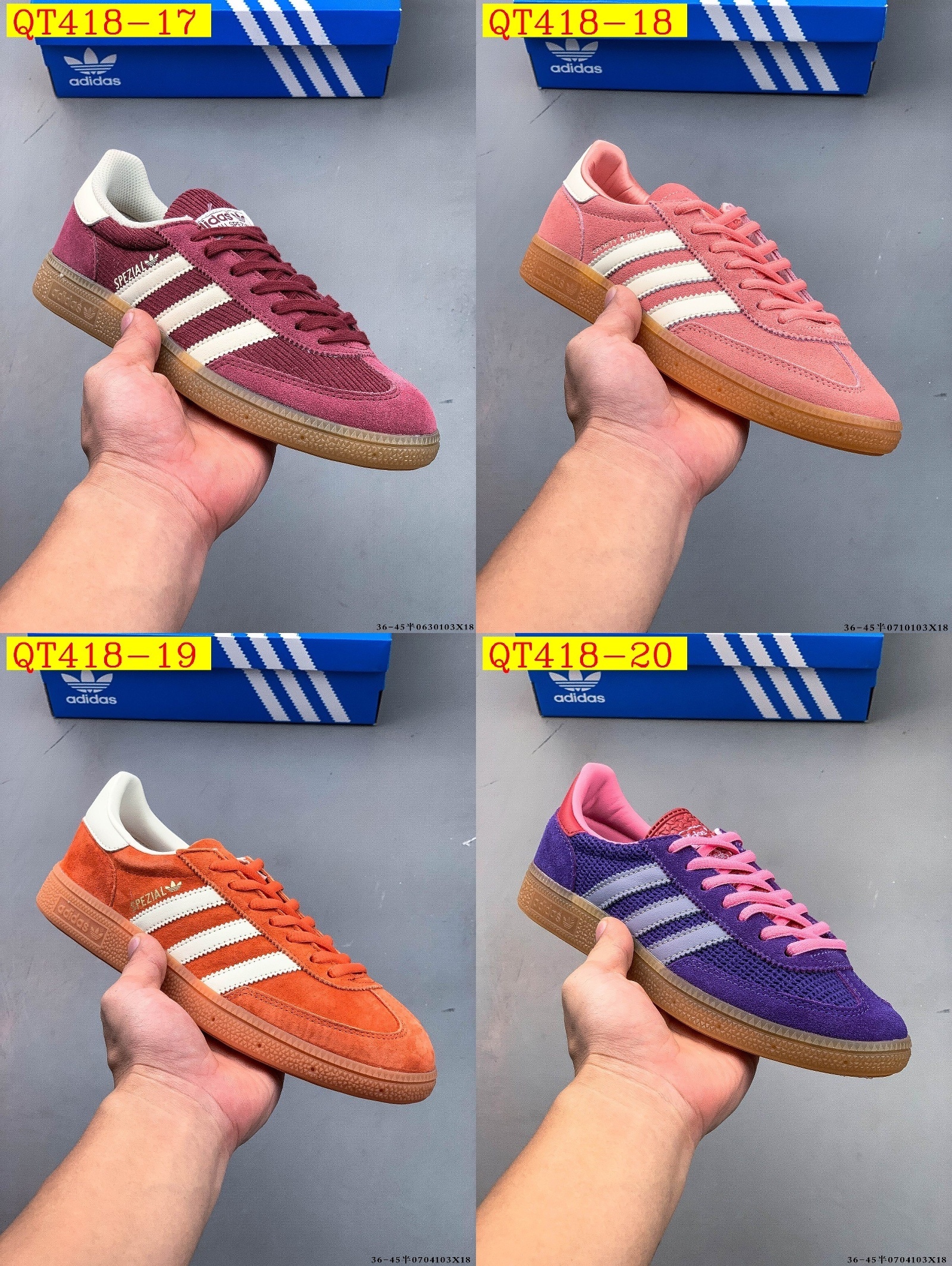 42$ Adidas HANDBALL SPEZIAL size 36-45 half 816850 QT418 gallery