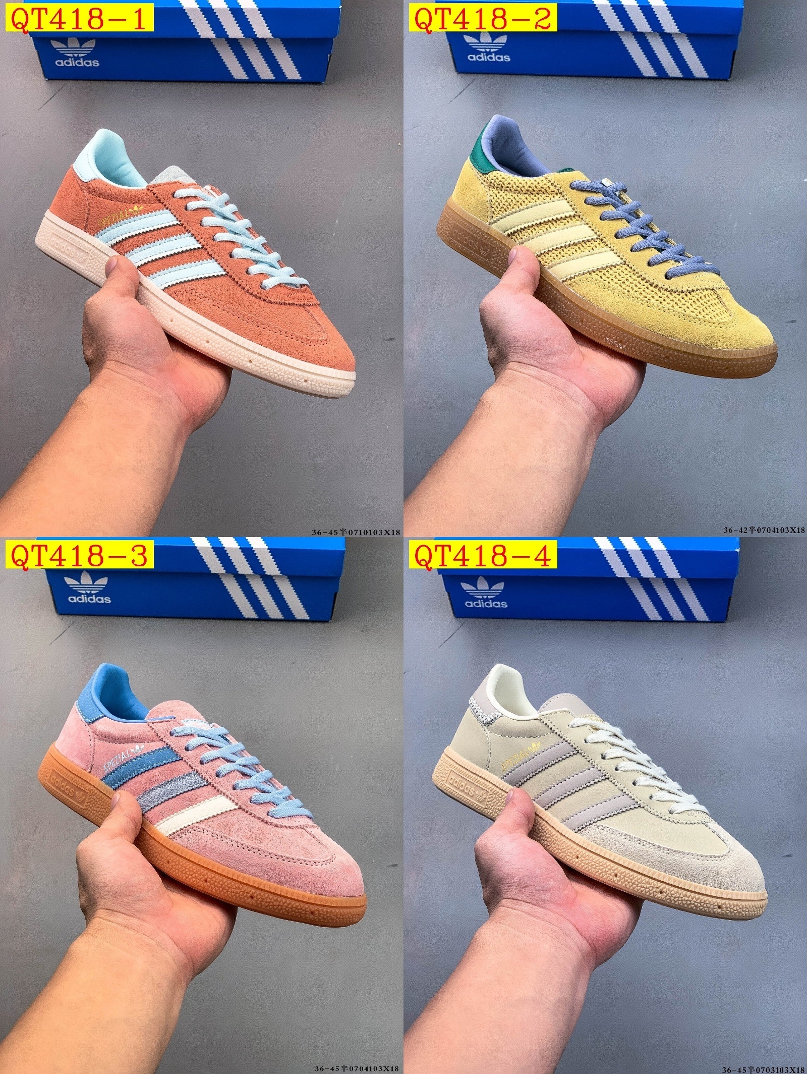 42$ Adidas HANDBALL SPEZIAL size 36-45 half 816850 QT418 gallery