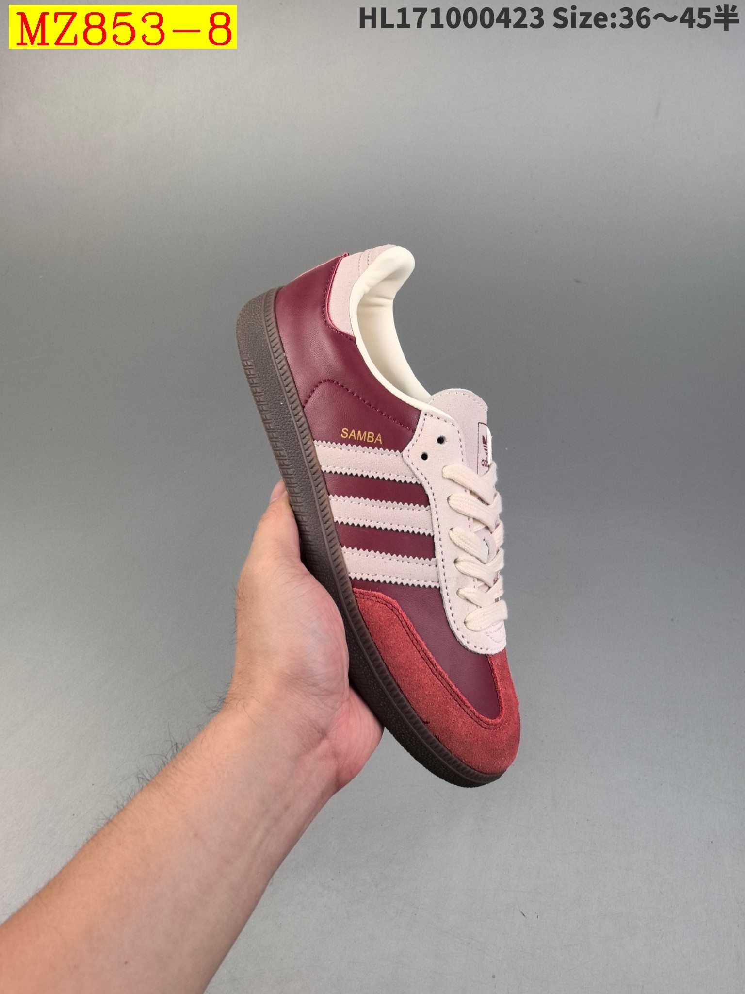 42$ Adidas Originals Samba OG half size 36-45 425010 MZ853 gallery