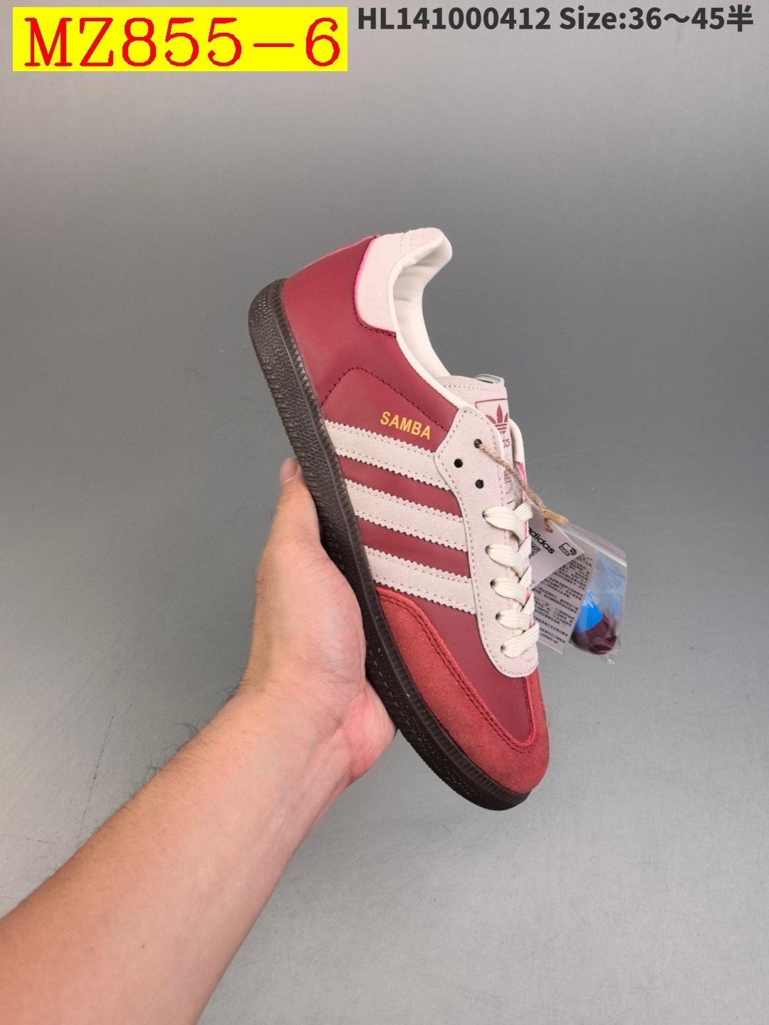 42$ Adidas Originals Samba OG half size 36-45 525010 MZ855 gallery