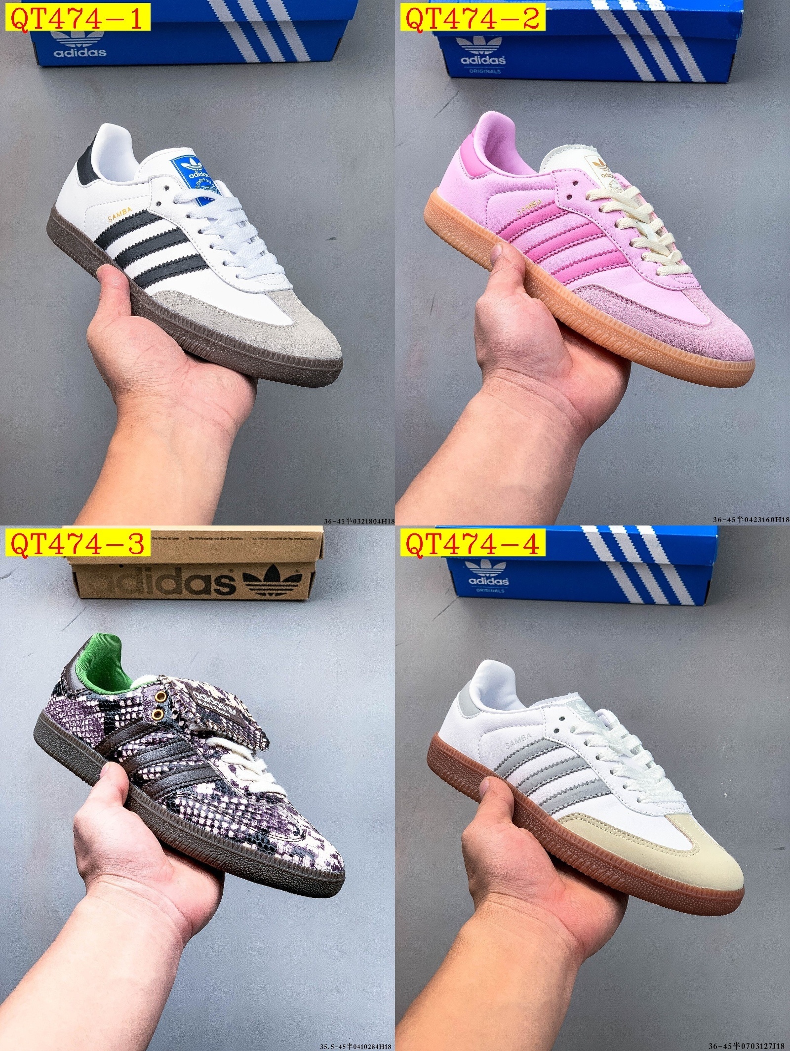 42$ Adidas Samba OG size 36-45 half 219800 QT474 gallery