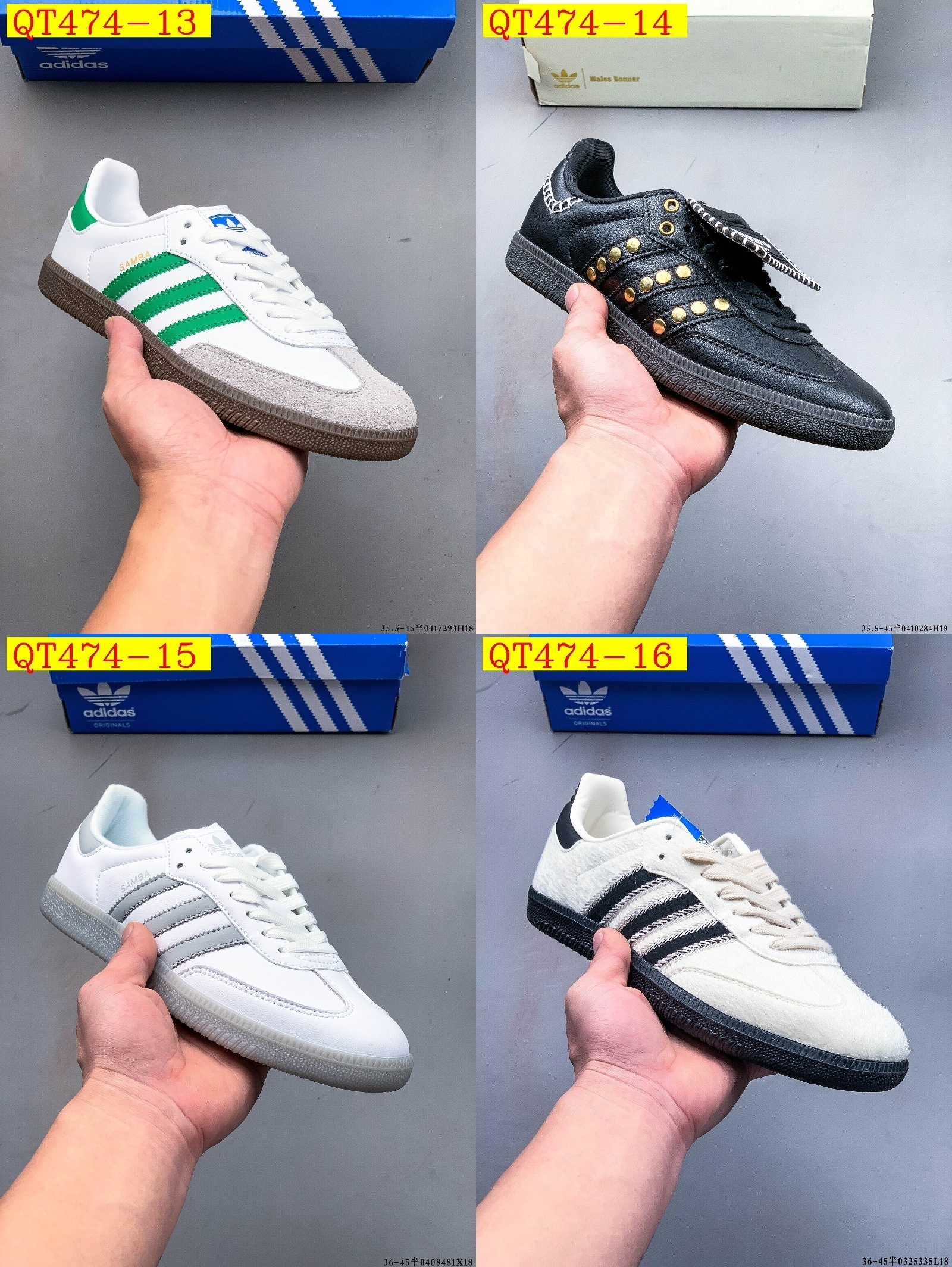 42$ Adidas Samba OG size 36-45 half 219800 QT474 gallery