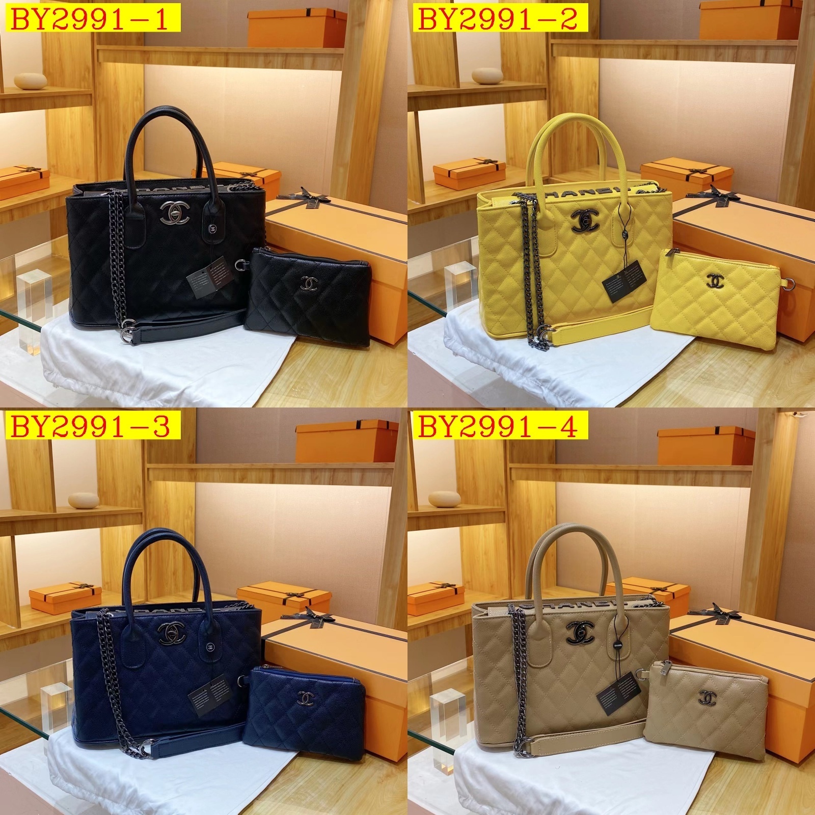 42$ CHANEL 111 Tote bag size 33x21x14 cm 812534 BY2991 gallery