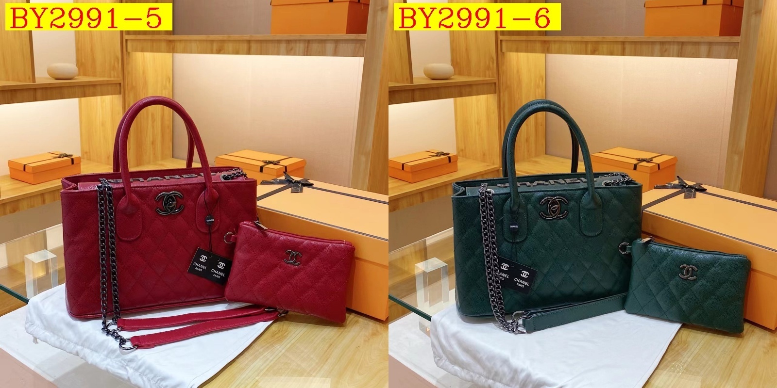 42$ CHANEL 111 Tote bag size 33x21x14 cm 812534 BY2991 gallery