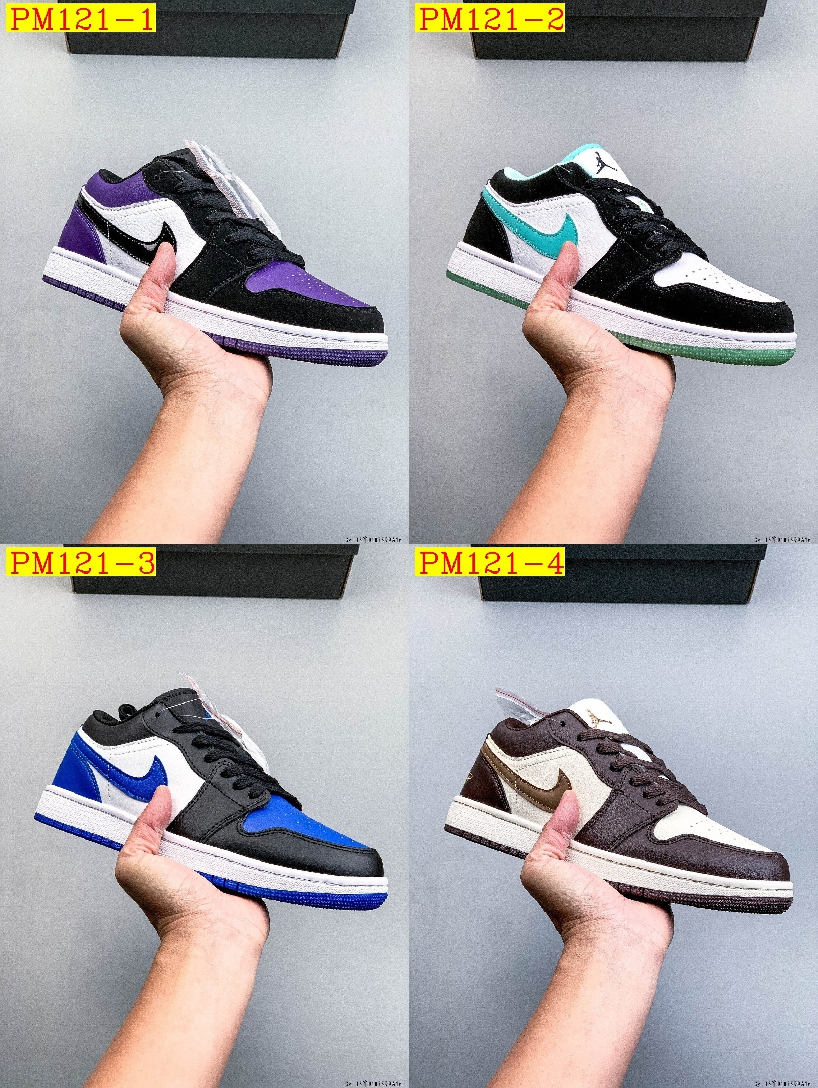 42$ NIKE AIR JORDAN LOW 1 Size 36-45 317610 PM121 gallery