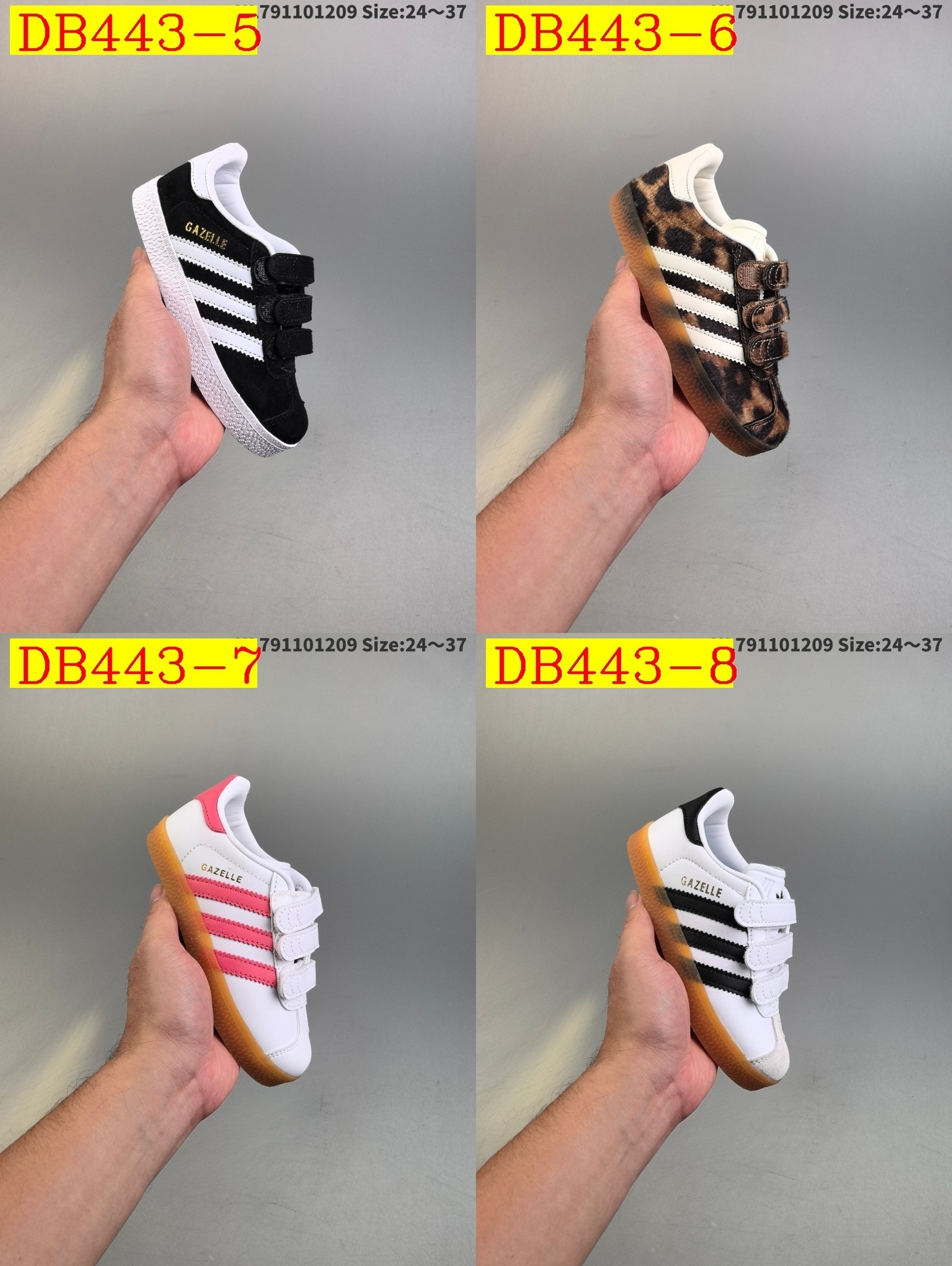 42$ dh Adidas Originals Gazelle Indoor for kids size 24-37 92625023577 DB443 gallery