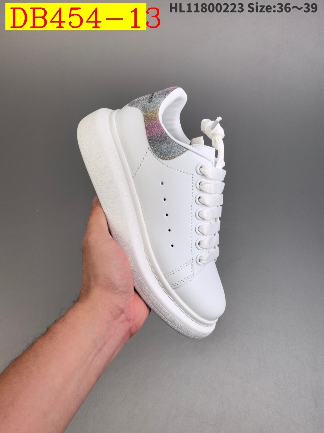 42$ dh Alexander McQueen Sole Leather Sneakers size 36-45 71465024924 DB454 gallery