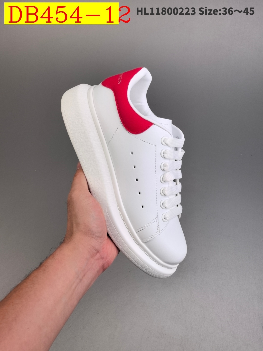 42$ dh Alexander McQueen Sole Leather Sneakers size 36-45 71465024924 DB454 gallery