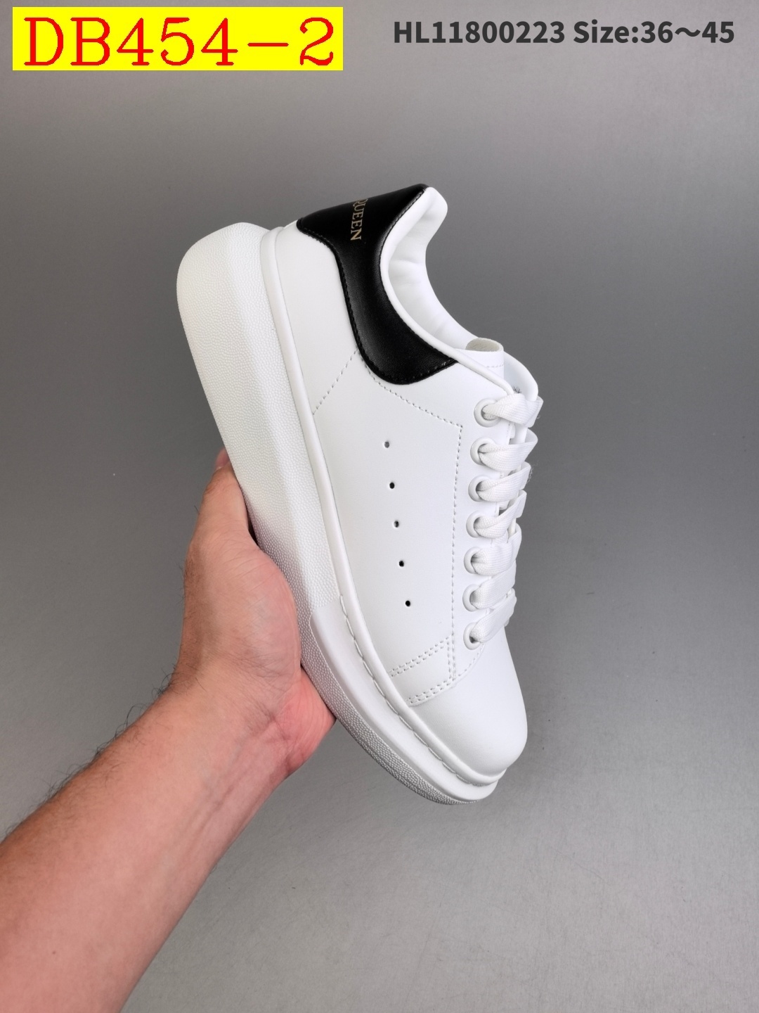 42$ dh Alexander McQueen Sole Leather Sneakers size 36-45 71465024924 DB454 gallery