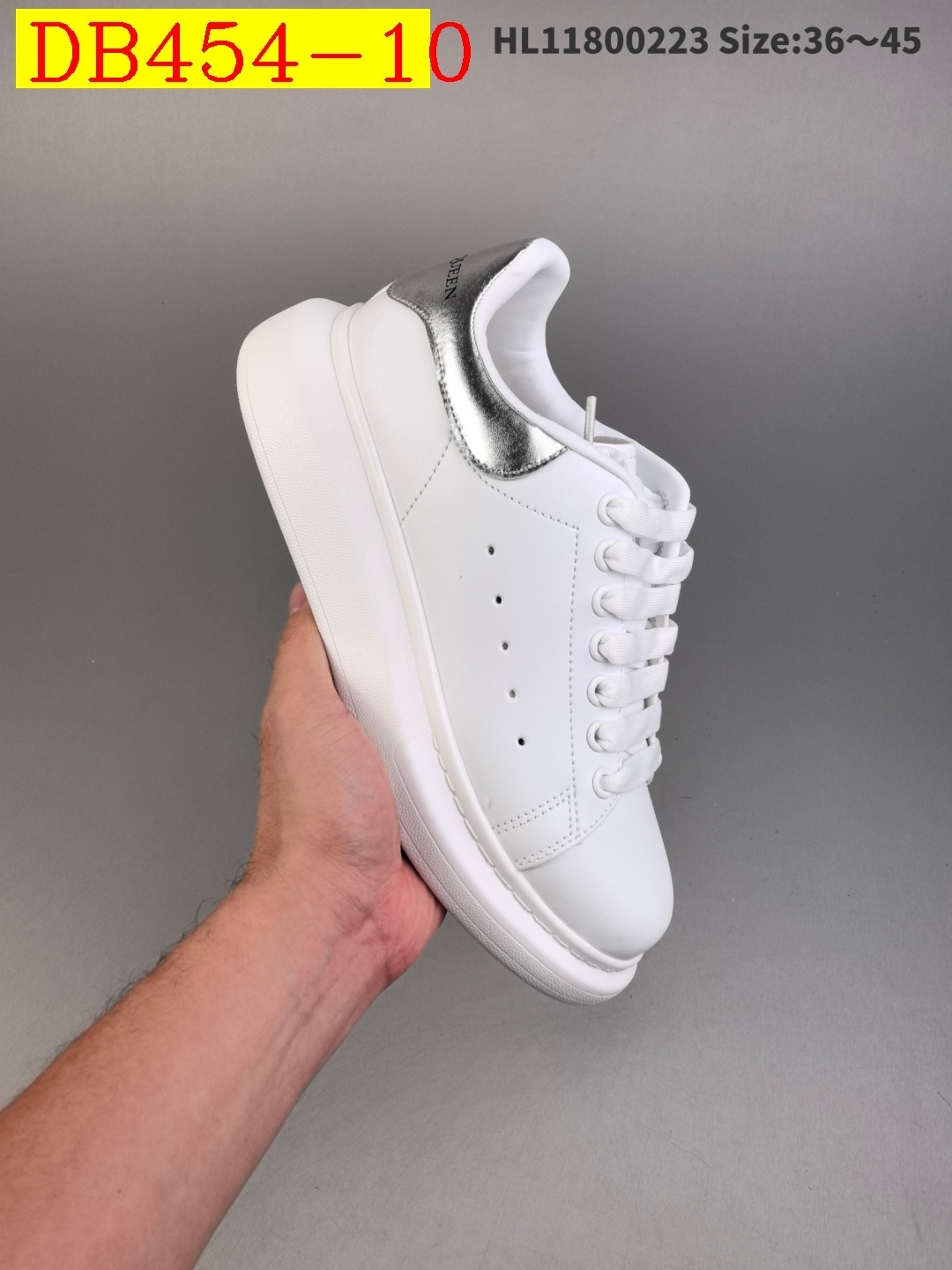 42$ dh Alexander McQueen Sole Leather Sneakers size 36-45 71465024924 DB454 gallery