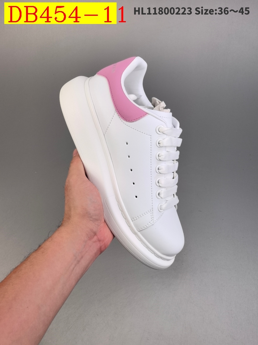 42$ dh Alexander McQueen Sole Leather Sneakers size 36-45 71465024924 DB454 gallery