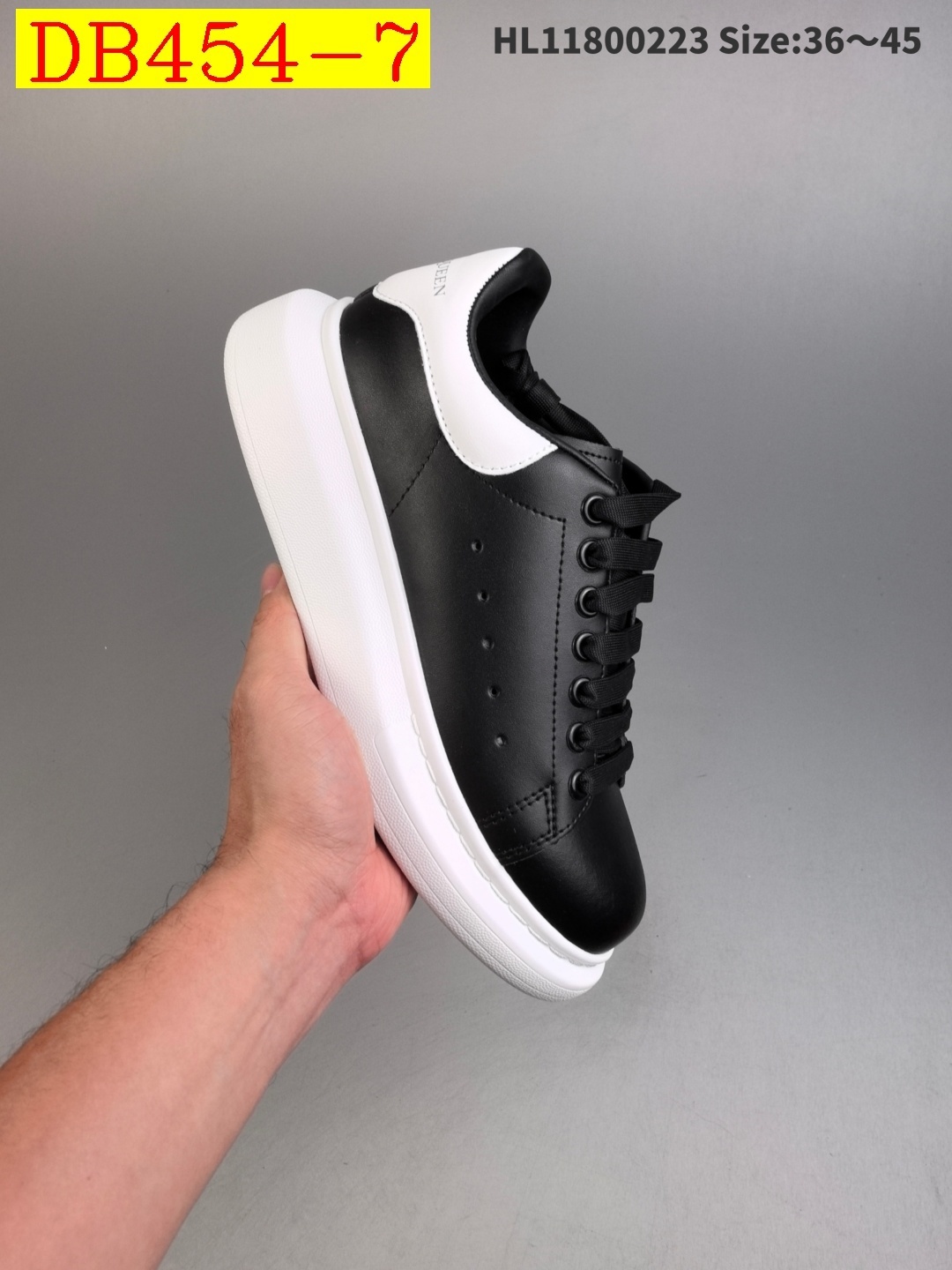 42$ dh Alexander McQueen Sole Leather Sneakers size 36-45 71465024924 DB454 gallery