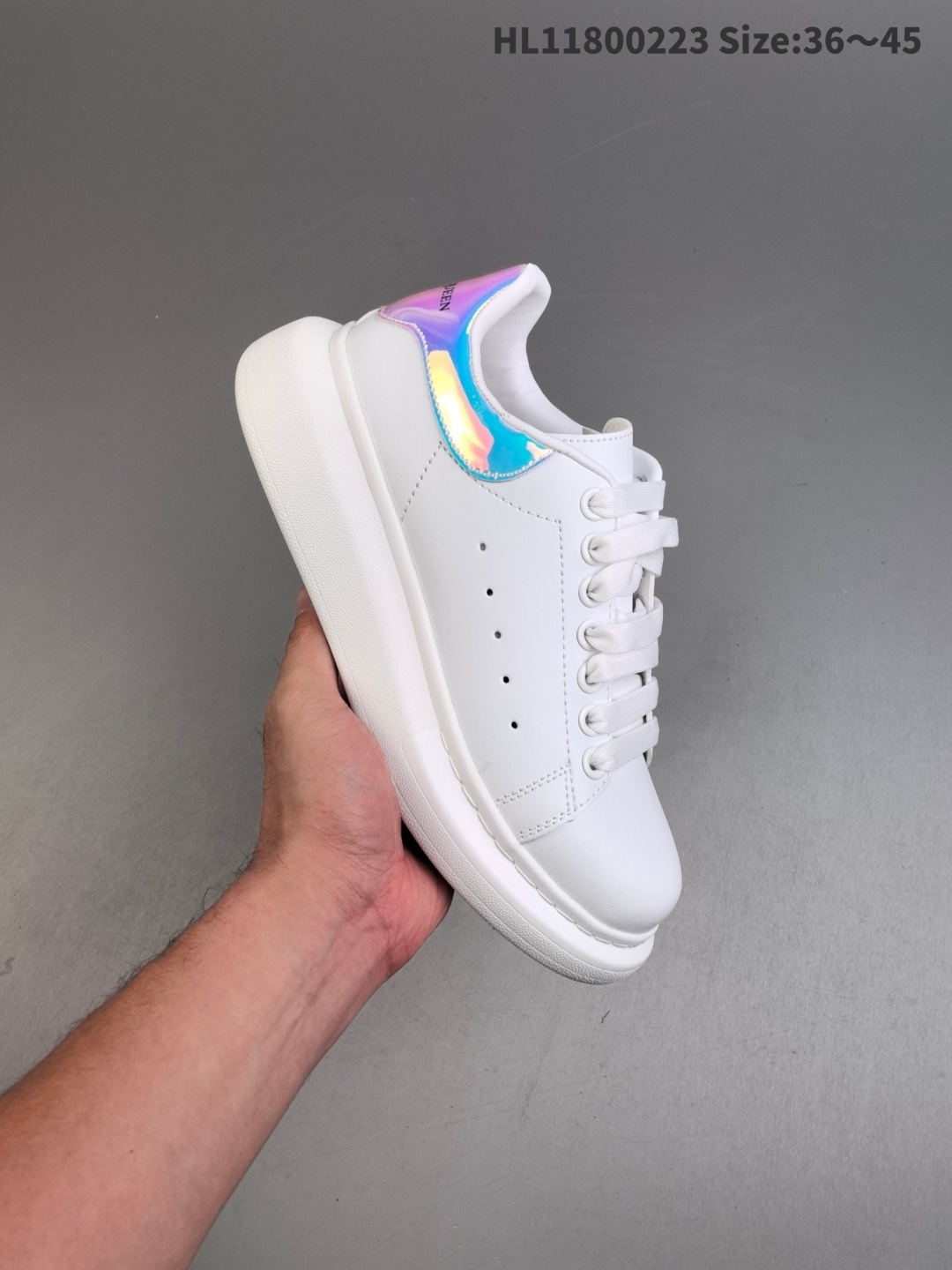 42$ dh Alexander McQueen Sole Leather Sneakers size 36-45 71465024924 DB454 gallery