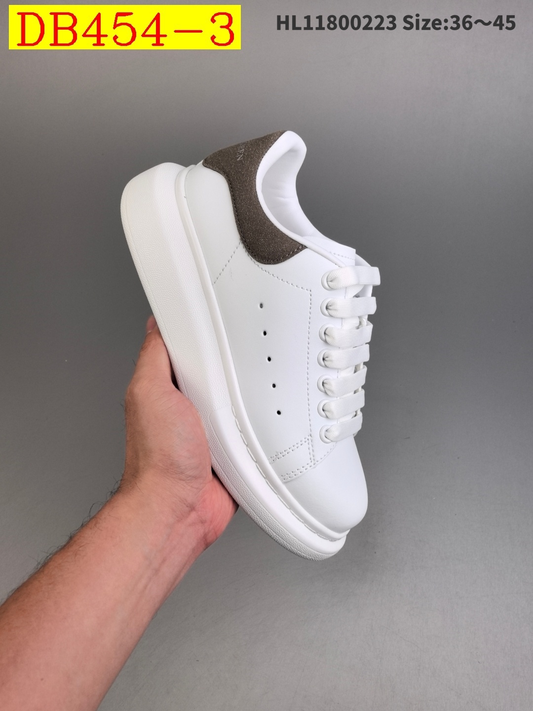 42$ dh Alexander McQueen Sole Leather Sneakers size 36-45 71465024924 DB454 gallery