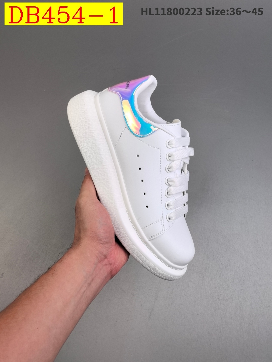 42$ dh Alexander McQueen Sole Leather Sneakers size 36-45 71465024924 DB454 gallery