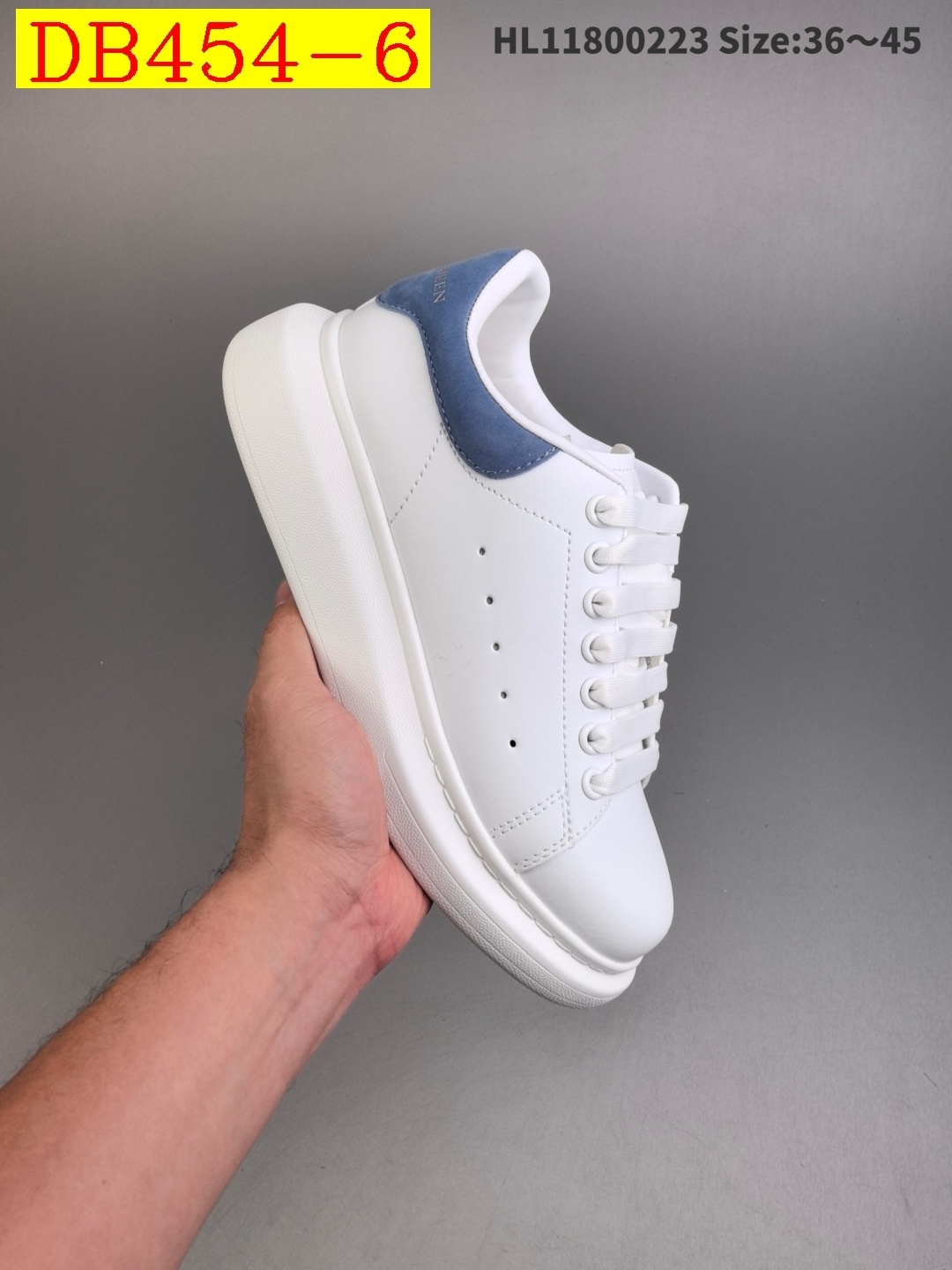 42$ dh Alexander McQueen Sole Leather Sneakers size 36-45 71465024924 DB454 gallery