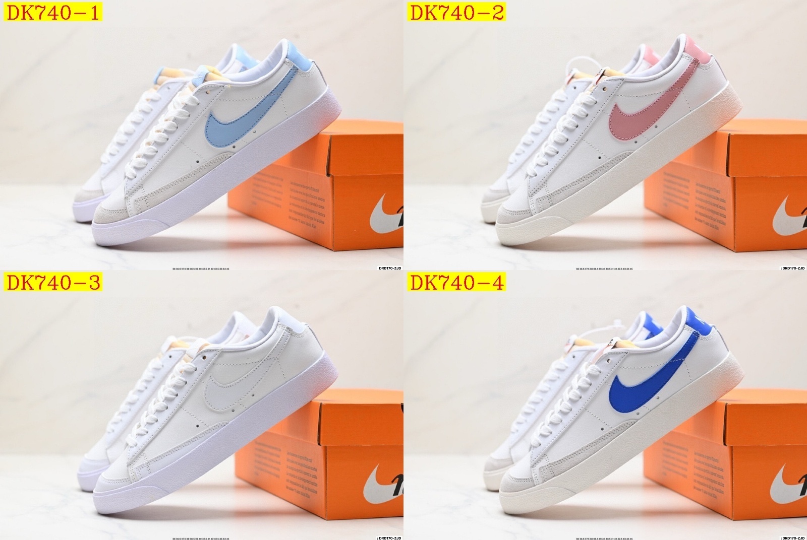 42$ dh NIke Blazer Mid 77 Half size 36-45 71485024927 DK740 gallery