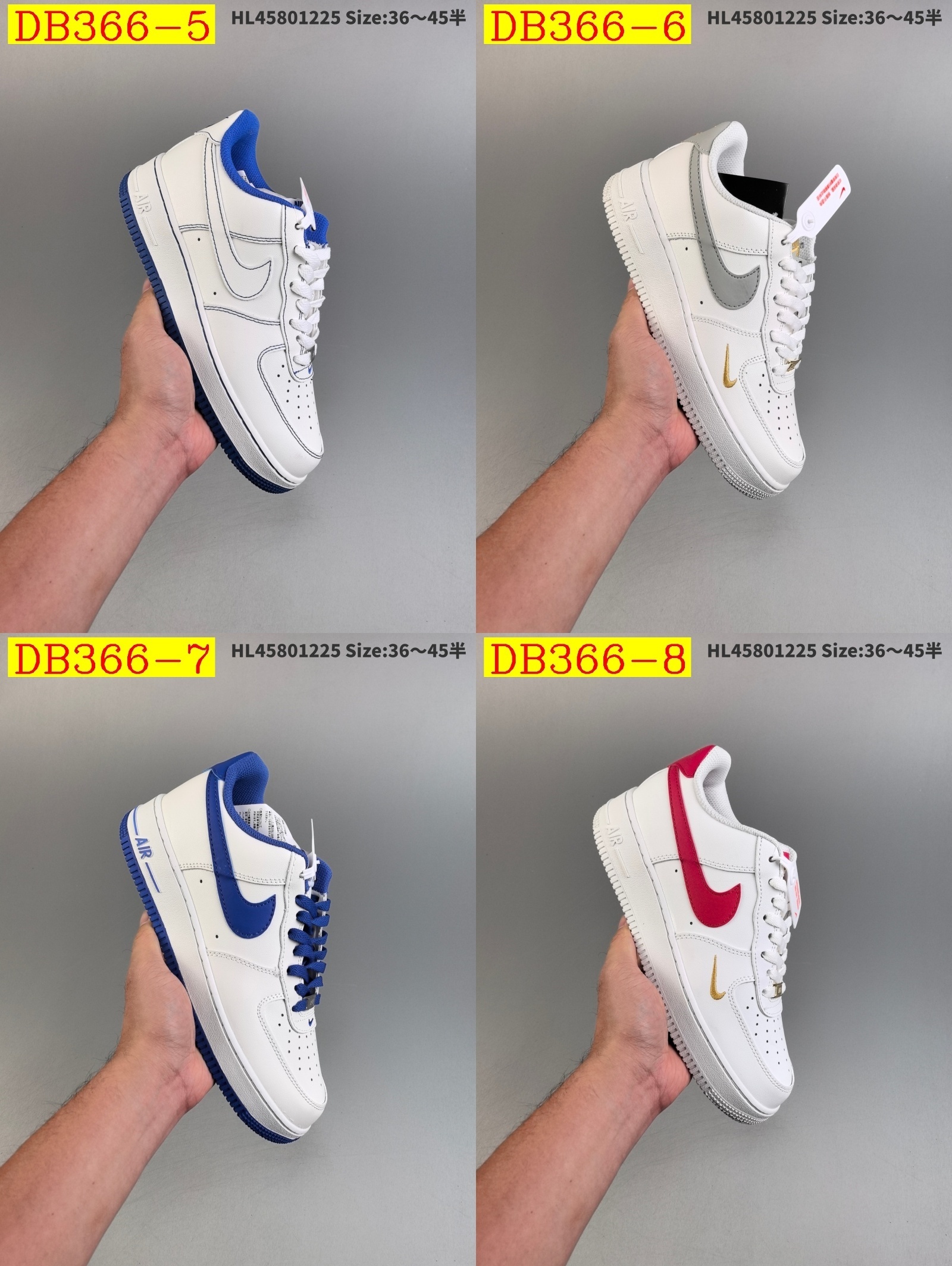 42$ dh Nike AIR FORCE 1 07 Half size 36-45 41562024922 DB366 gallery