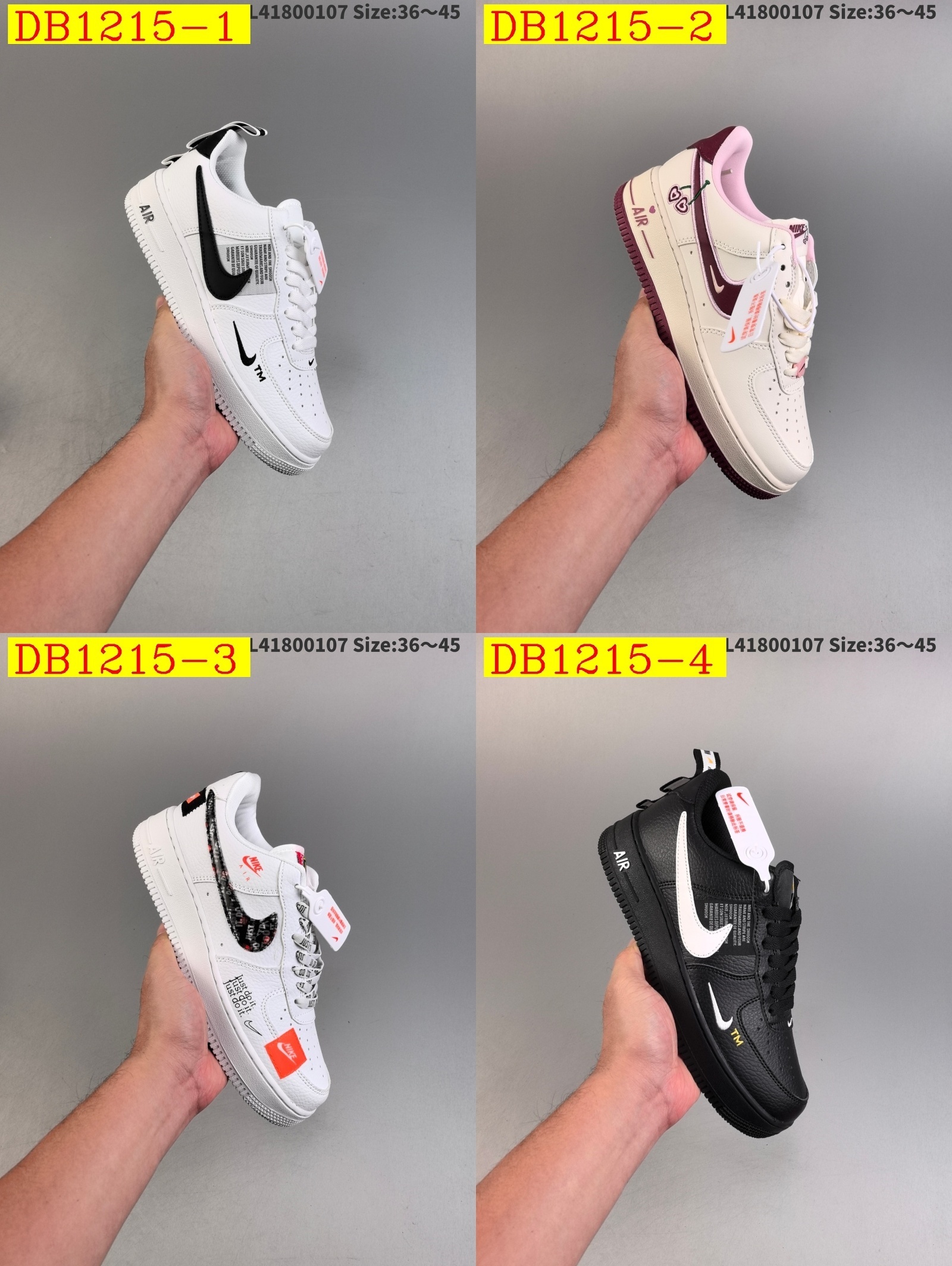 42$ dh Nike Air Force 1 07 Low size 36-45 71468024923 DB1215 gallery