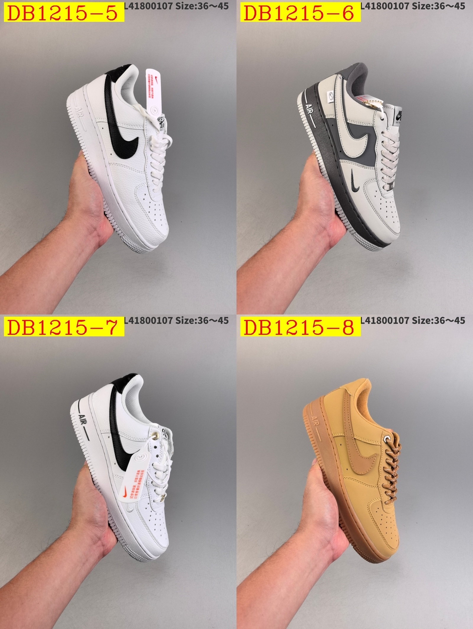 42$ dh Nike Air Force 1 07 Low size 36-45 71468024923 DB1215 gallery
