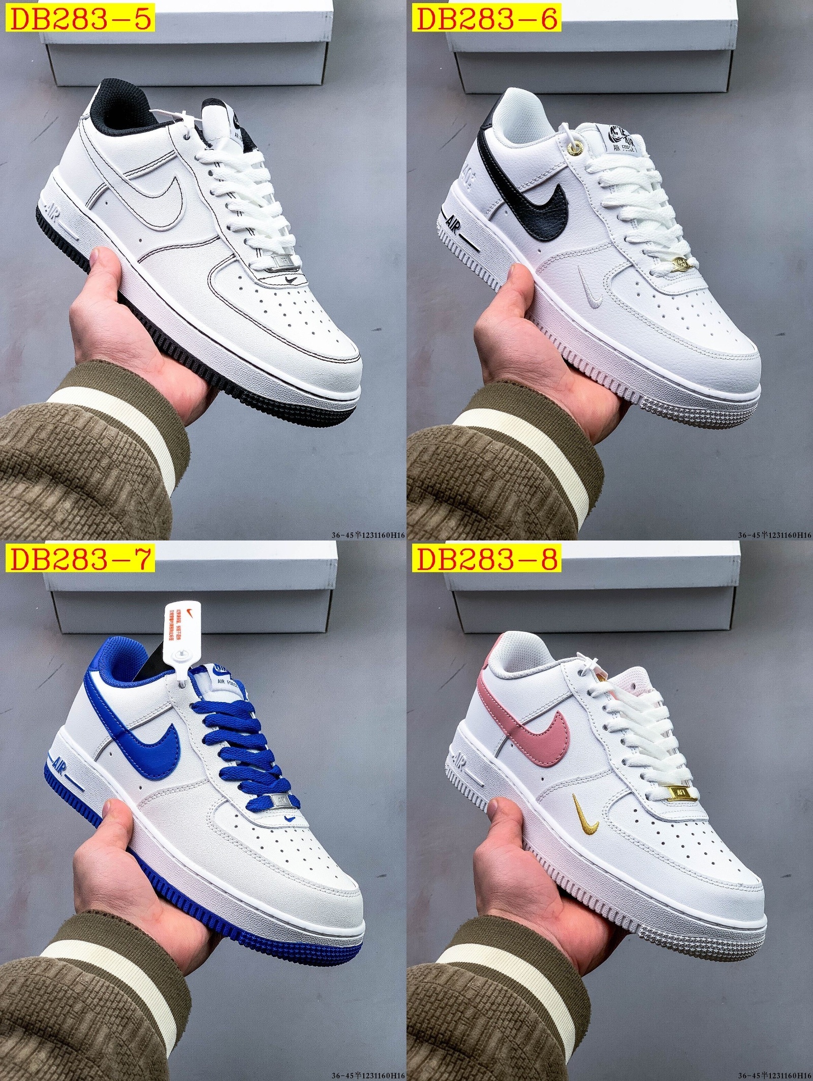 42$ dh Nike Air Force 1 Low Half size 36-45 31564024923 DB283 gallery