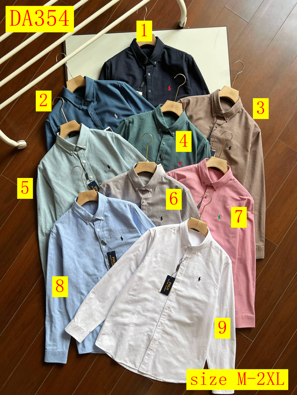 42$ dh RALPH LAUREN Shirt size M-2XL 92605024924 DA354 gallery