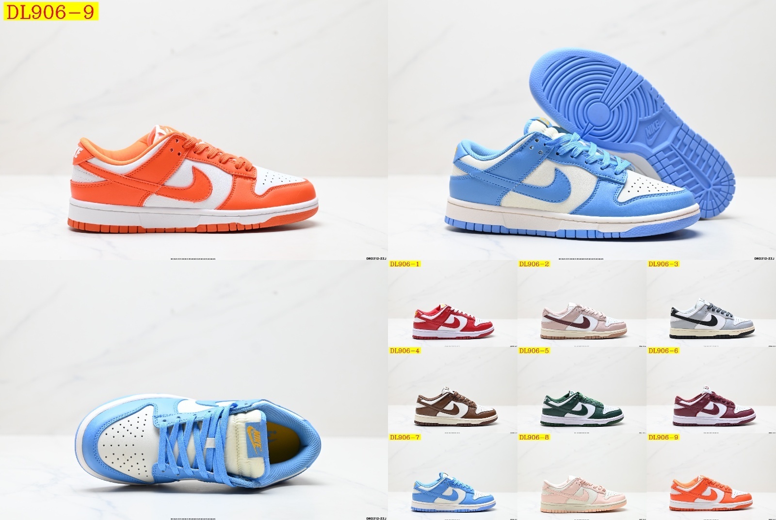 42$ dh Top Quality NIKE DUNK LOW RETRO Half size 36-45 71485024924 DL906 gallery