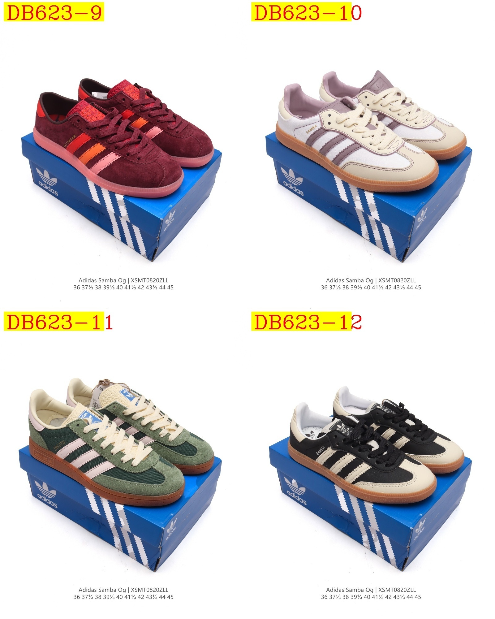 42$ new_dh ADIDAS ORIGINALS SAMBA OG SHOES size 36-45 42106024703 DB623 gallery