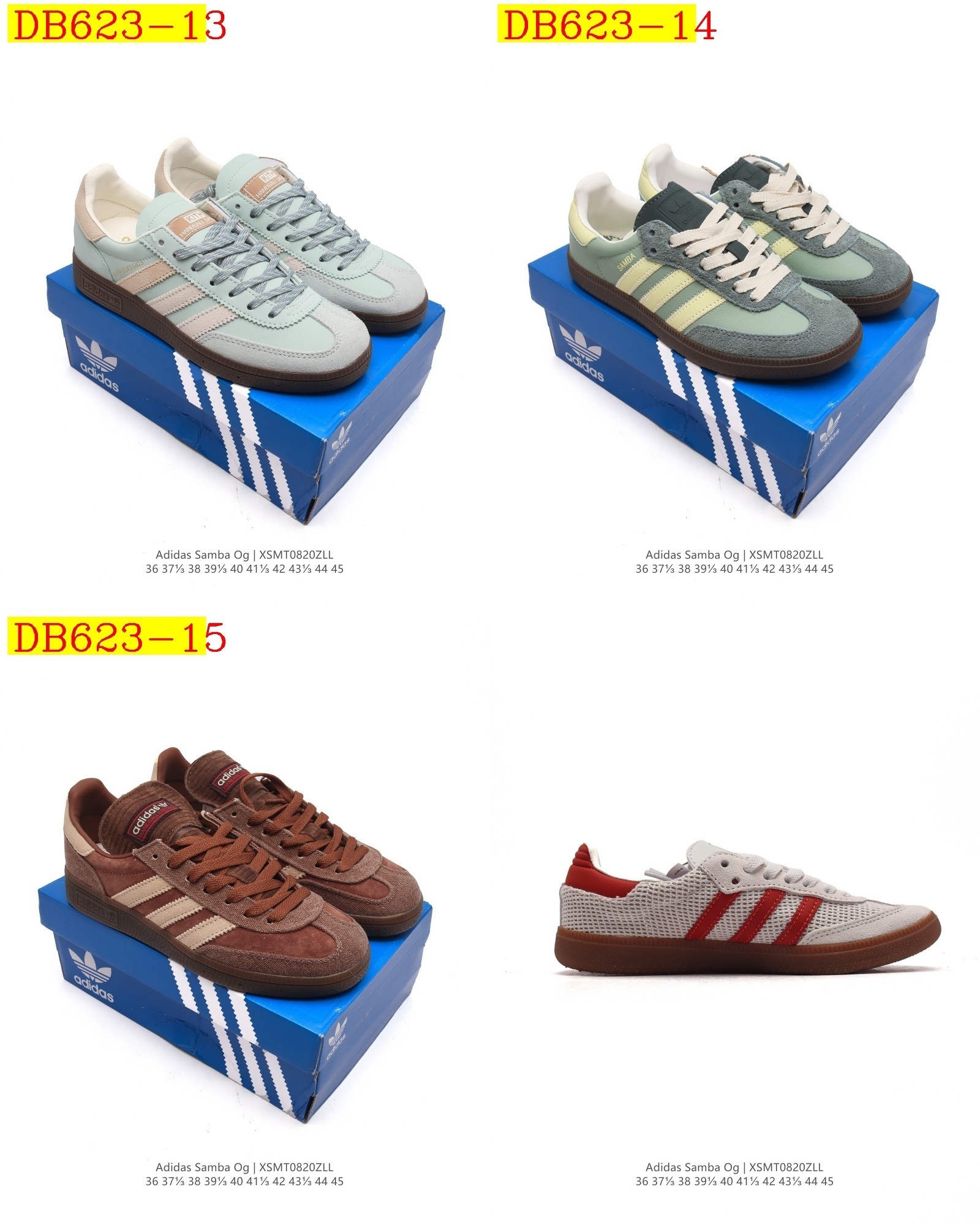 42$ new_dh ADIDAS ORIGINALS SAMBA OG SHOES size 36-45 42106024703 DB623 gallery