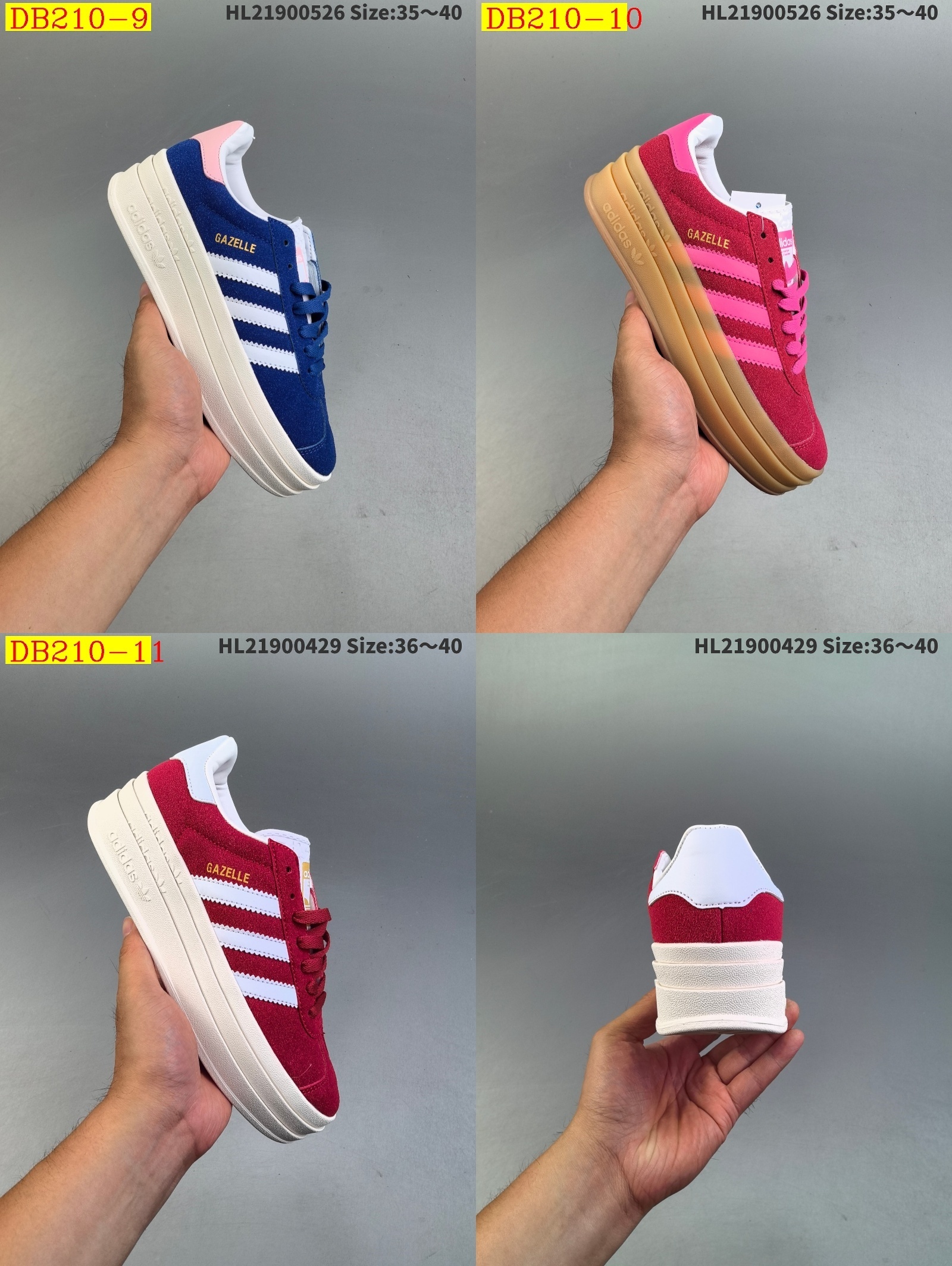 42$ new_dh ADIDAS Originals Gazelle Bold SIZE 35-40 51281024708 DB210 gallery