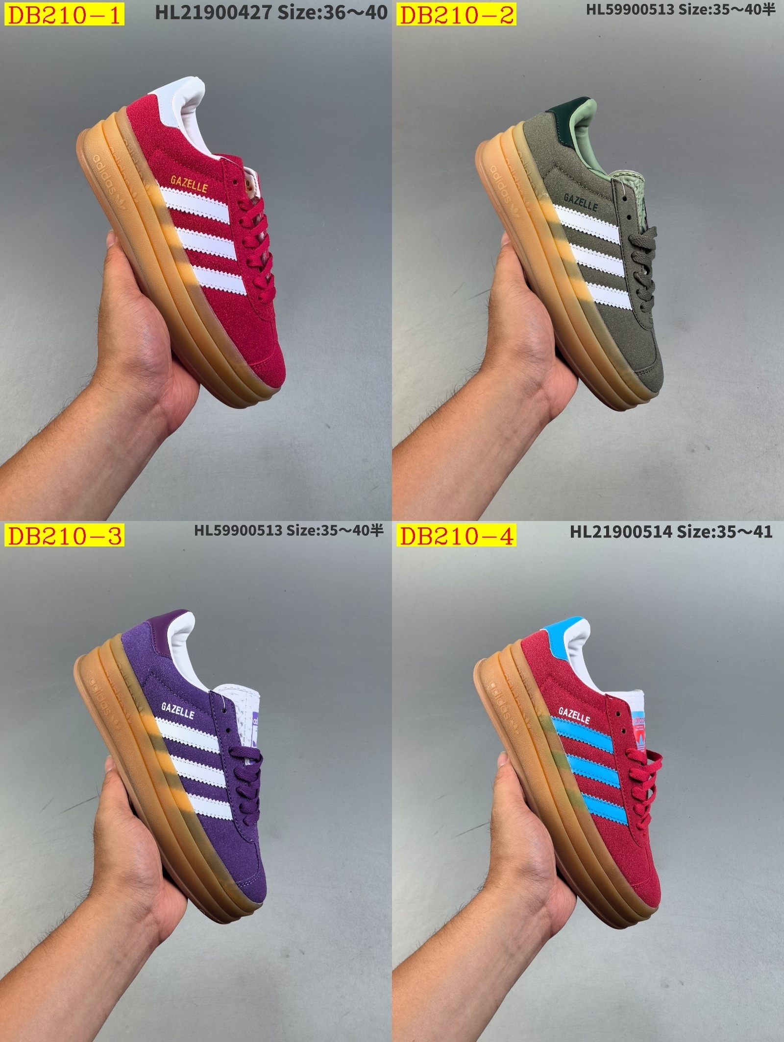 42$ new_dh ADIDAS Originals Gazelle Bold SIZE 35-40 51281024708 DB210 gallery