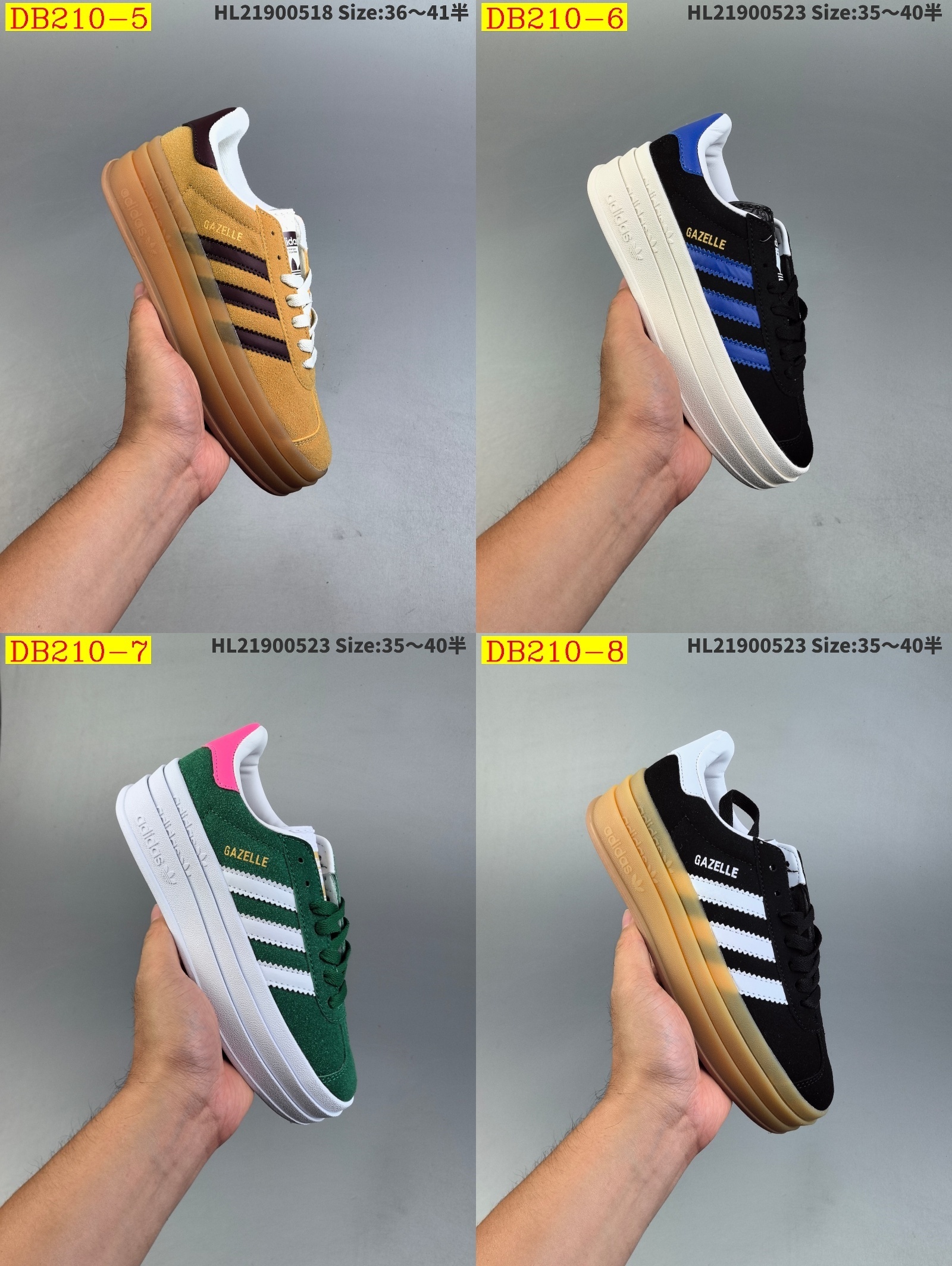 42$ new_dh ADIDAS Originals Gazelle Bold SIZE 35-40 51281024708 DB210 gallery