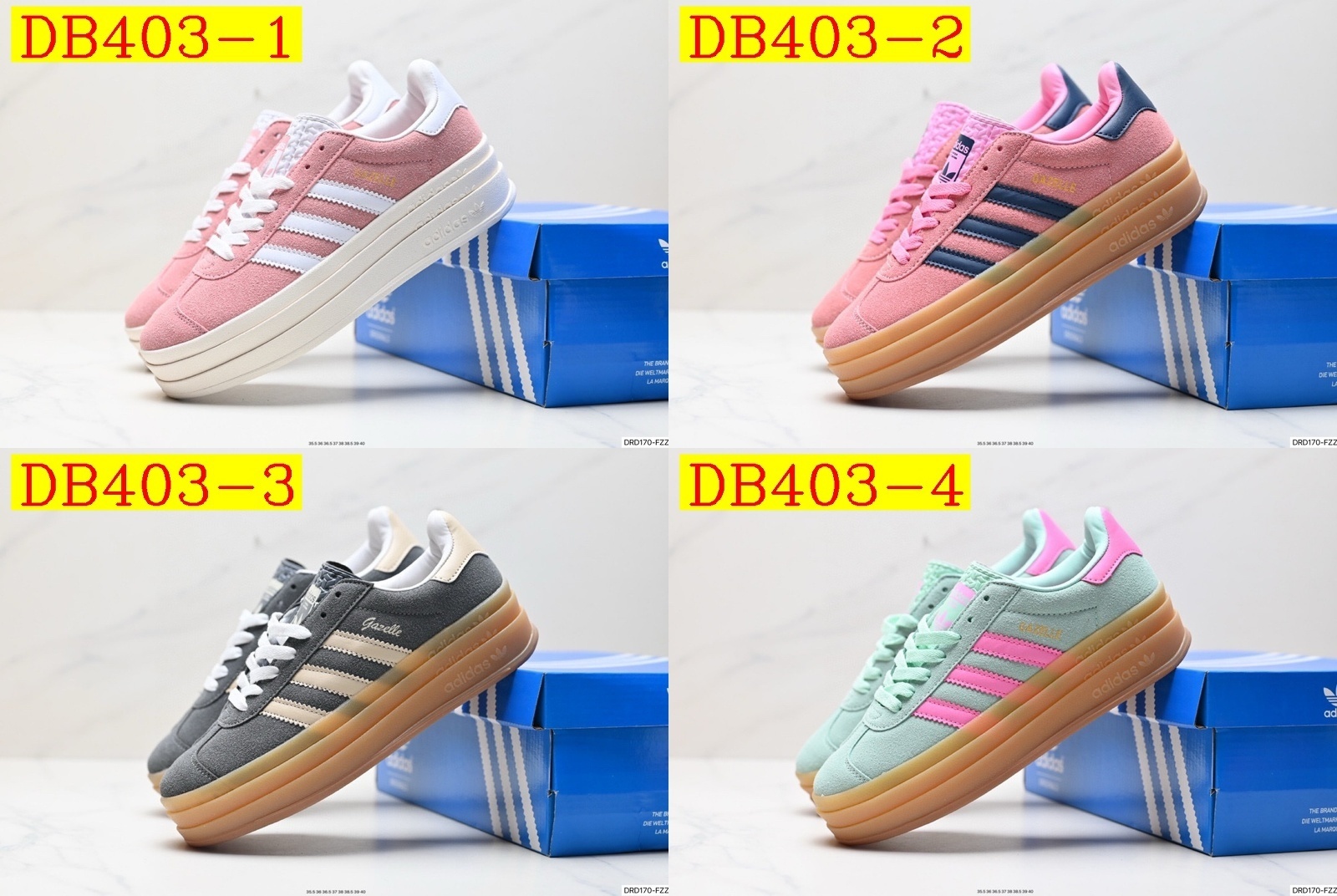 42$ new_dh Adidas Gazelle Bold w SIZE 35-40 51487024708 DB403 gallery
