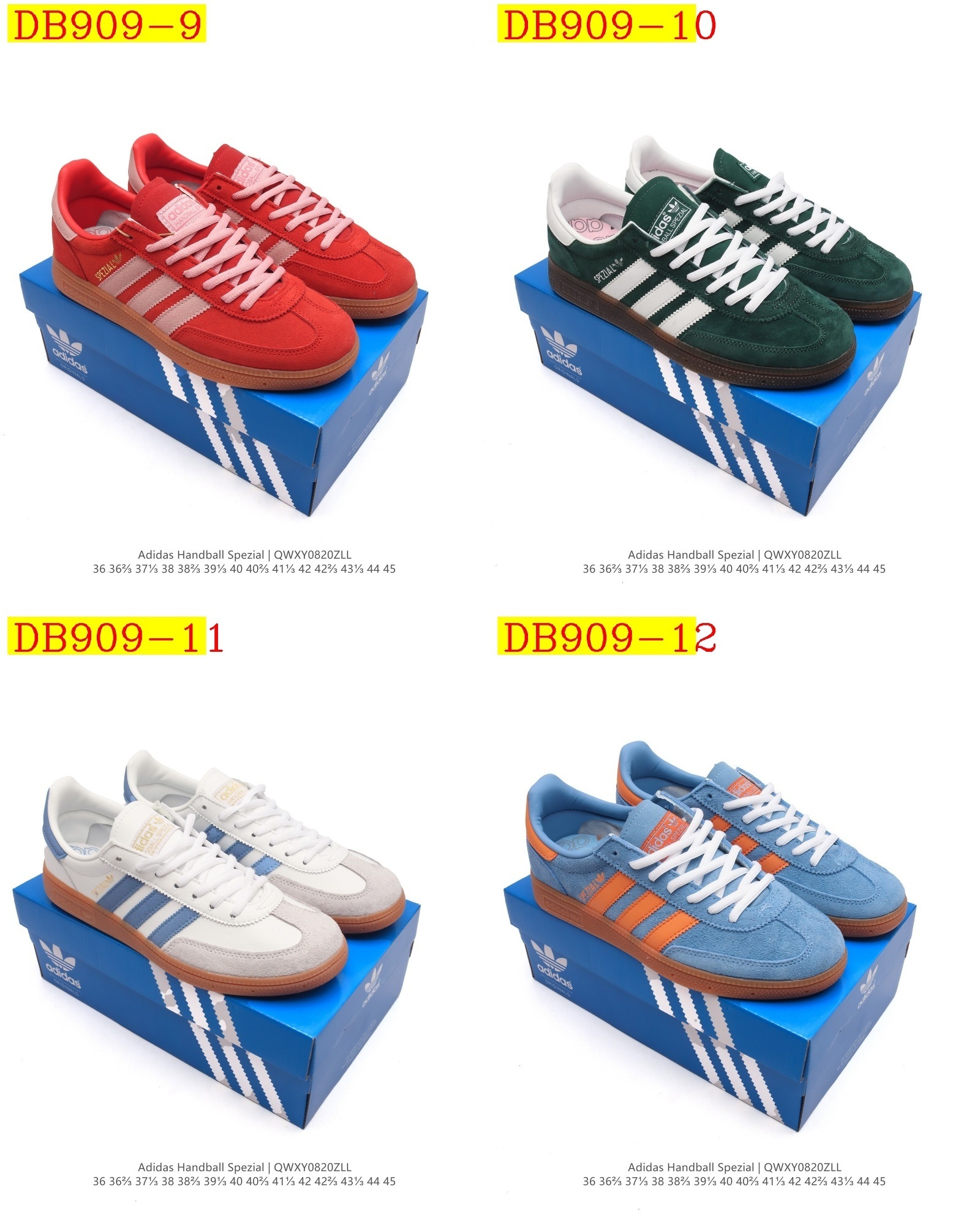 42$ new_dh Adidas HANDBALL SPEZIAL Top Quality SIZE 36-45 52401024705 DB909 gallery
