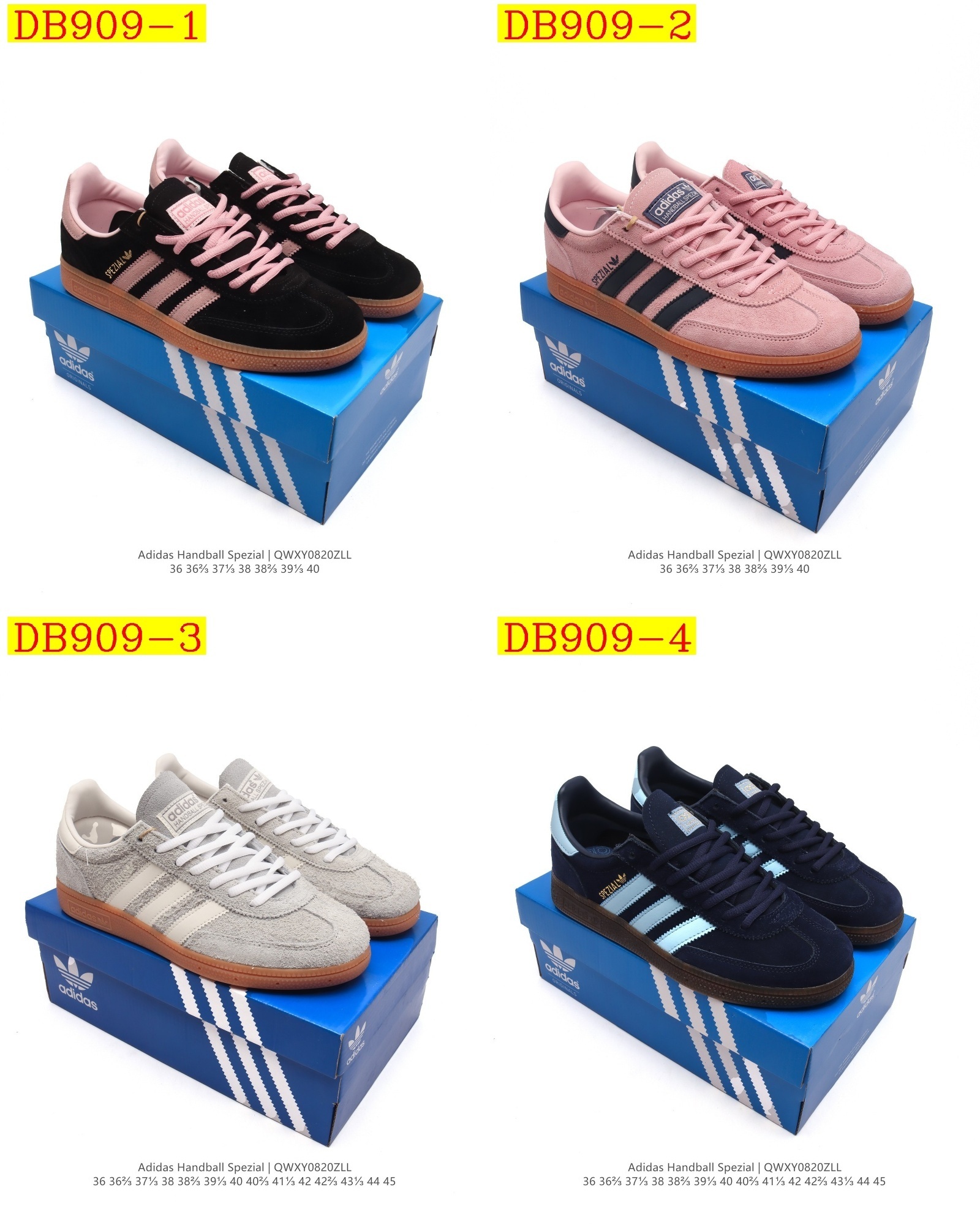 42$ new_dh Adidas HANDBALL SPEZIAL Top Quality SIZE 36-45 52401024705 DB909 gallery