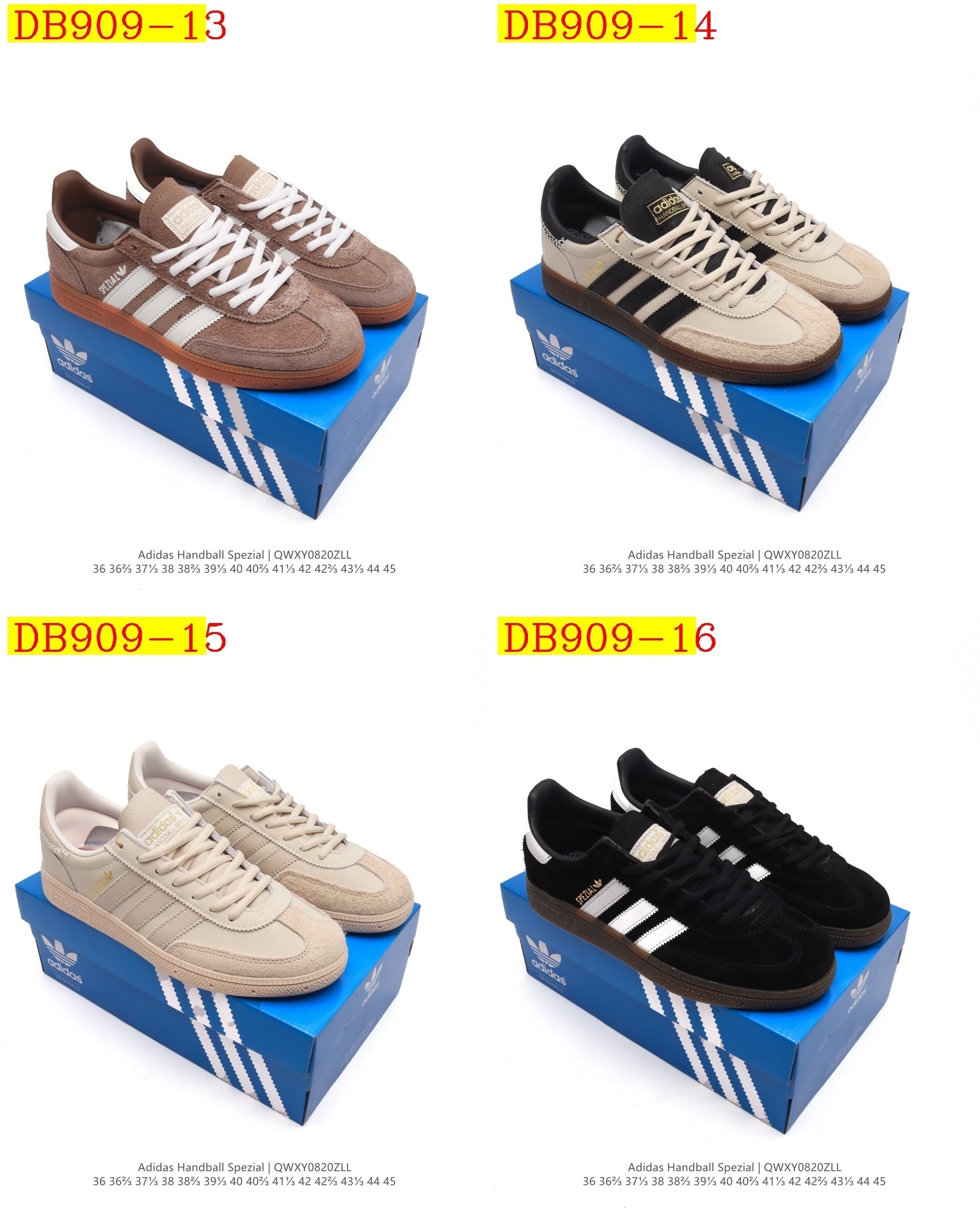 42$ new_dh Adidas HANDBALL SPEZIAL Top Quality SIZE 36-45 52401024705 DB909 gallery
